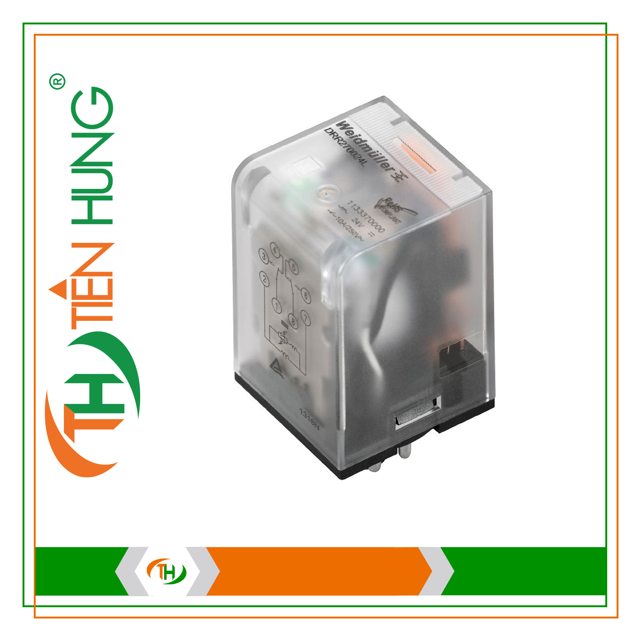 RƠ LE 2 CẶP TIẾP ĐIỂM DRR273024L - 2765020000