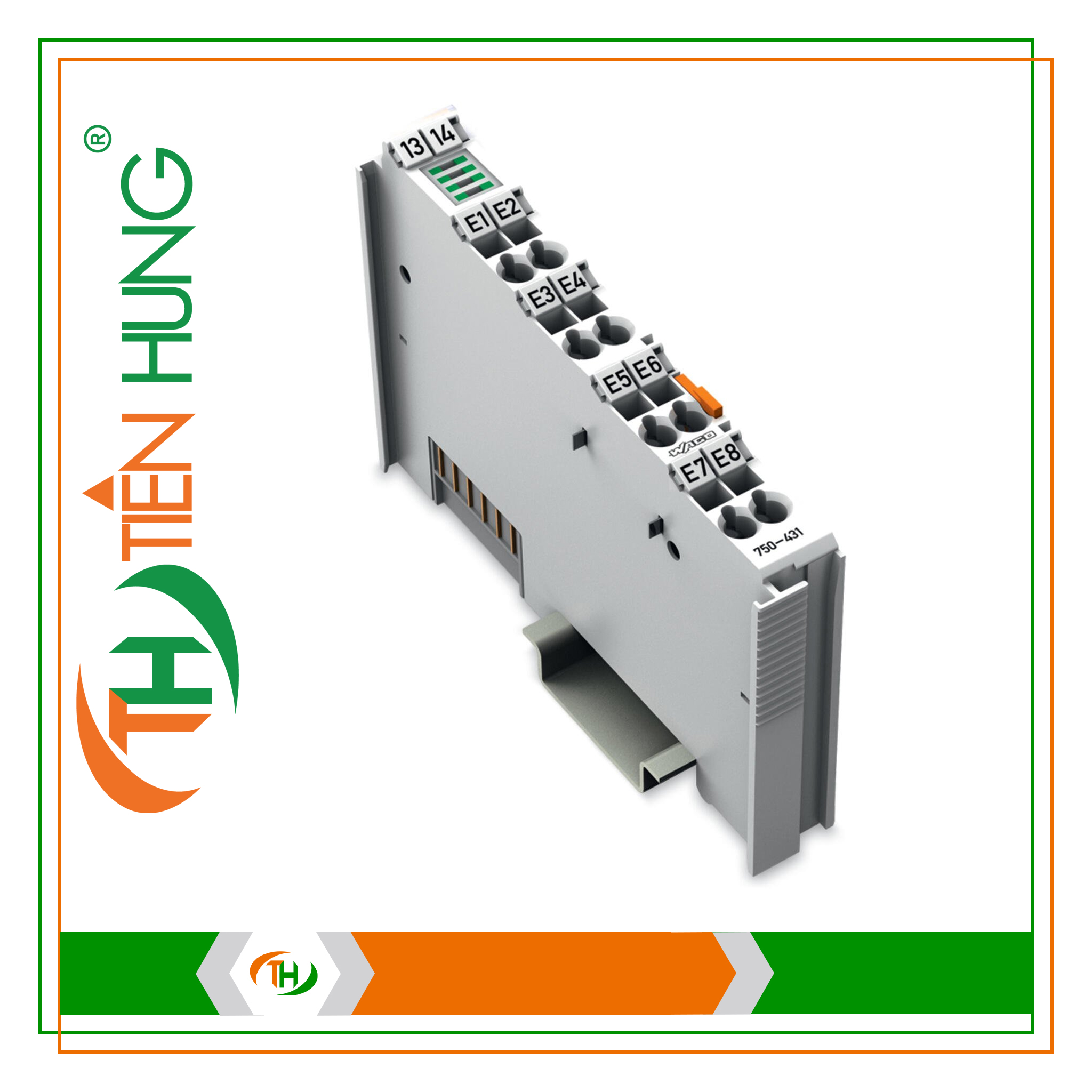 MÔ ĐUN ĐẦU VÀO KỸ THUẬT SỐ 8 KÊNH 24 VDC 0,2 ms - 750-431 WAGO