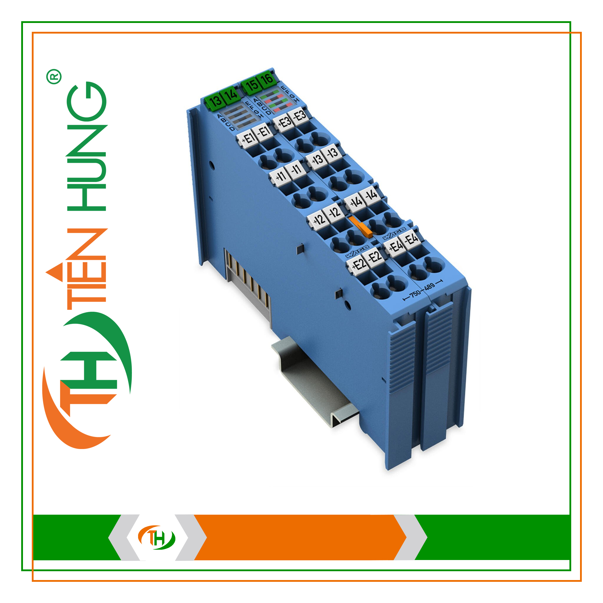 MÔ ĐUN ĐẦU VÀO ANALOG 4 KÊNH RTD/TC/Strain Gauge 16 BIT - 750-489 WAGO