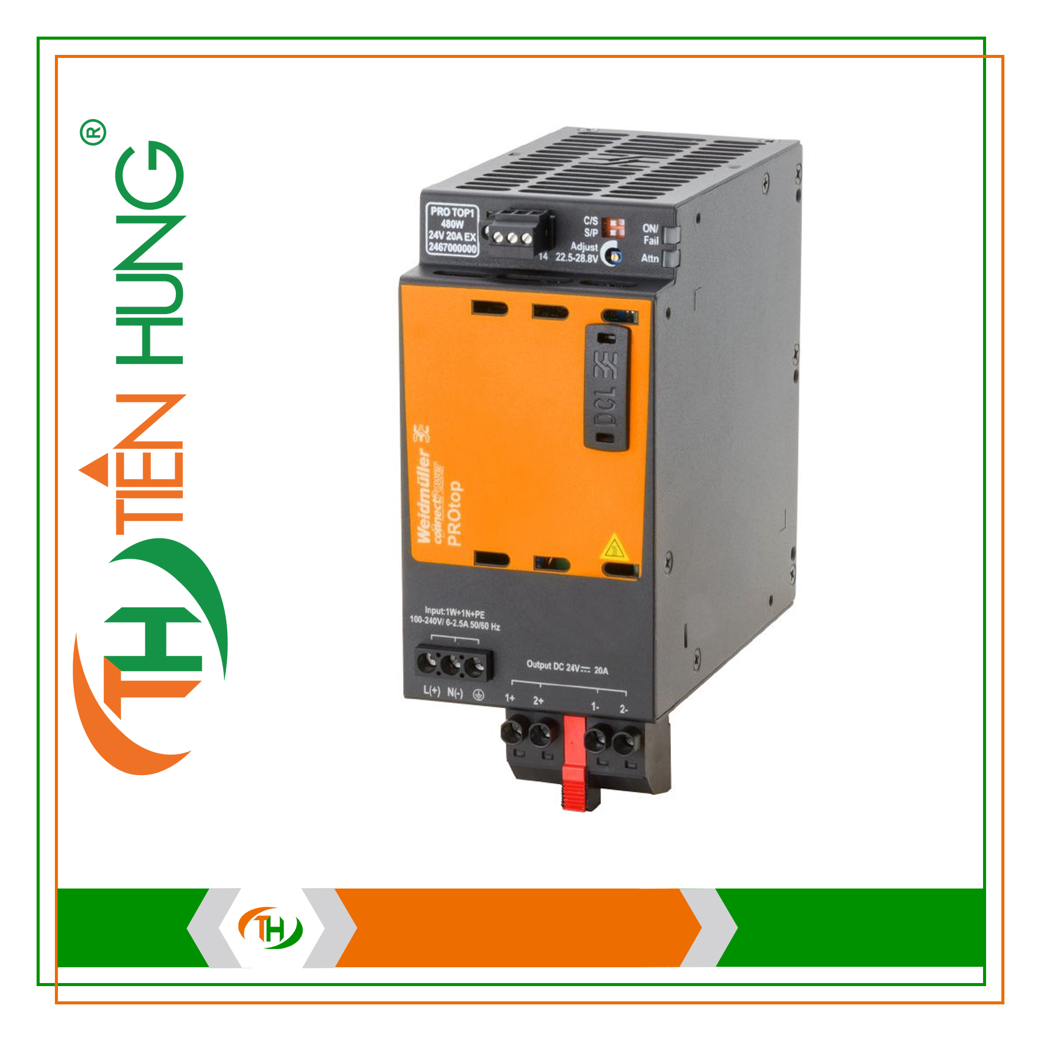 BỘ NGUỒN PRO TOP1 480W 24V 20A EX - 2467000000