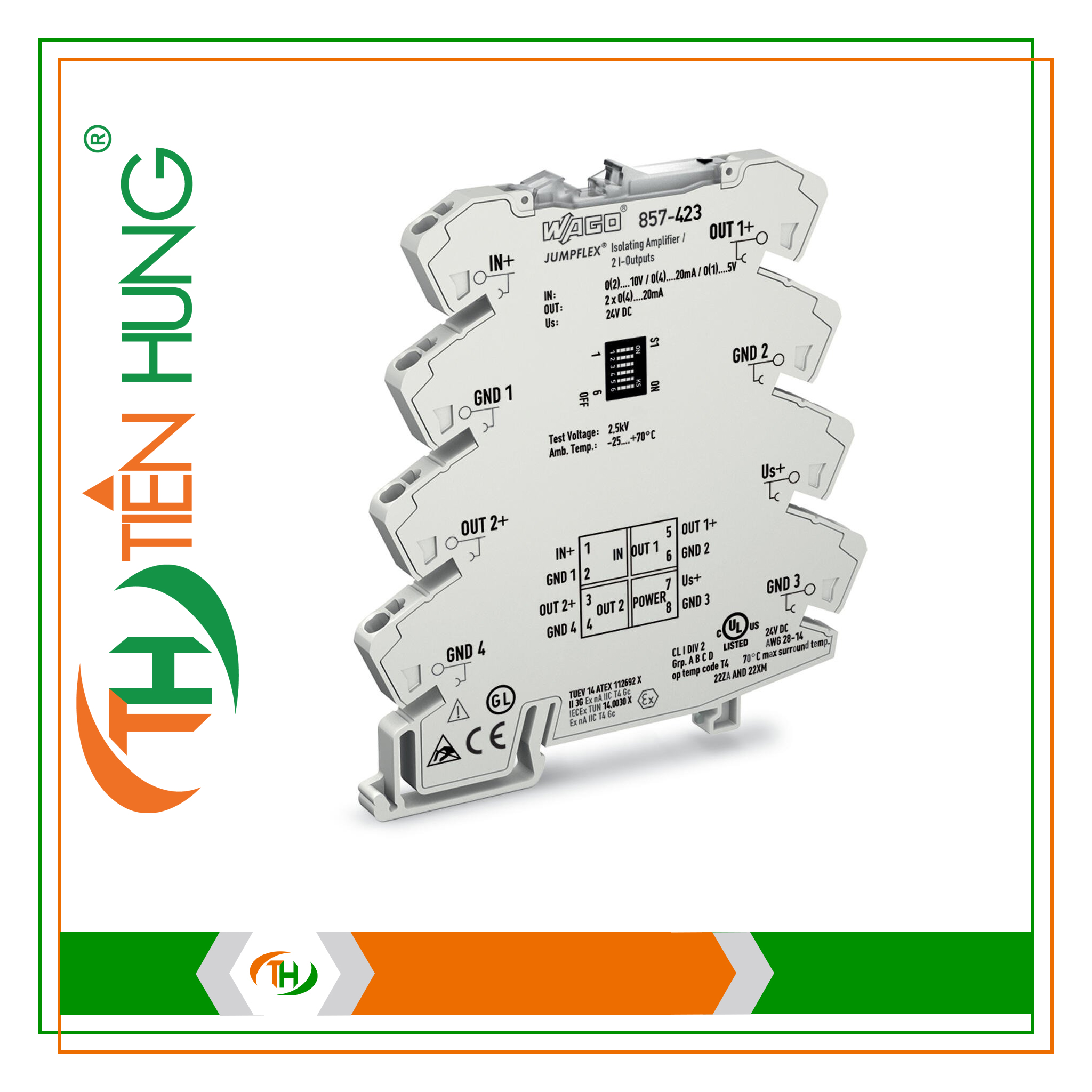 BỘ CHUYỂN ĐỔI TÍN HIỆU - 857-423 WAGO