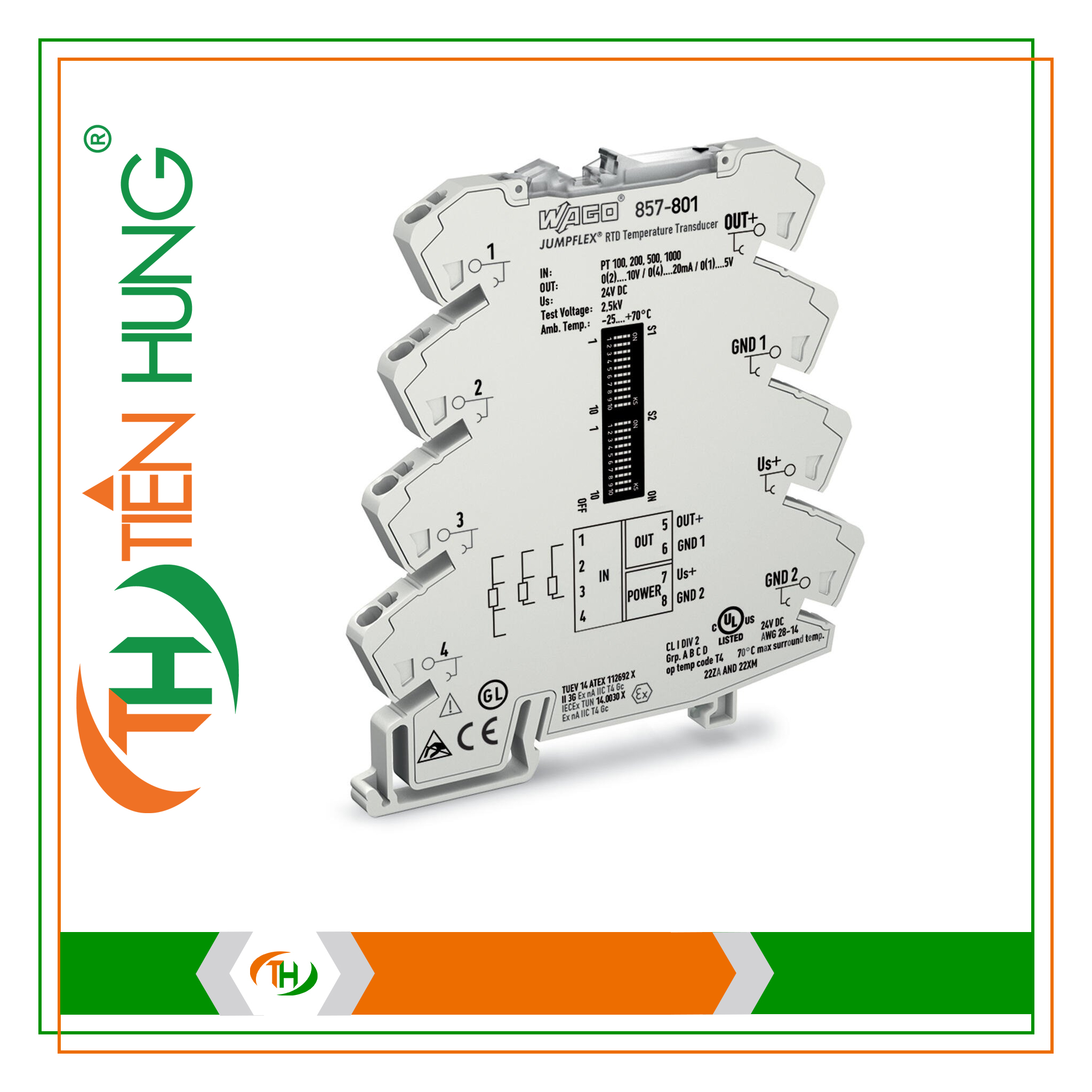 BỘ CHUYỂN ĐỔI TÍN HIỆU - 857-400 WAGO