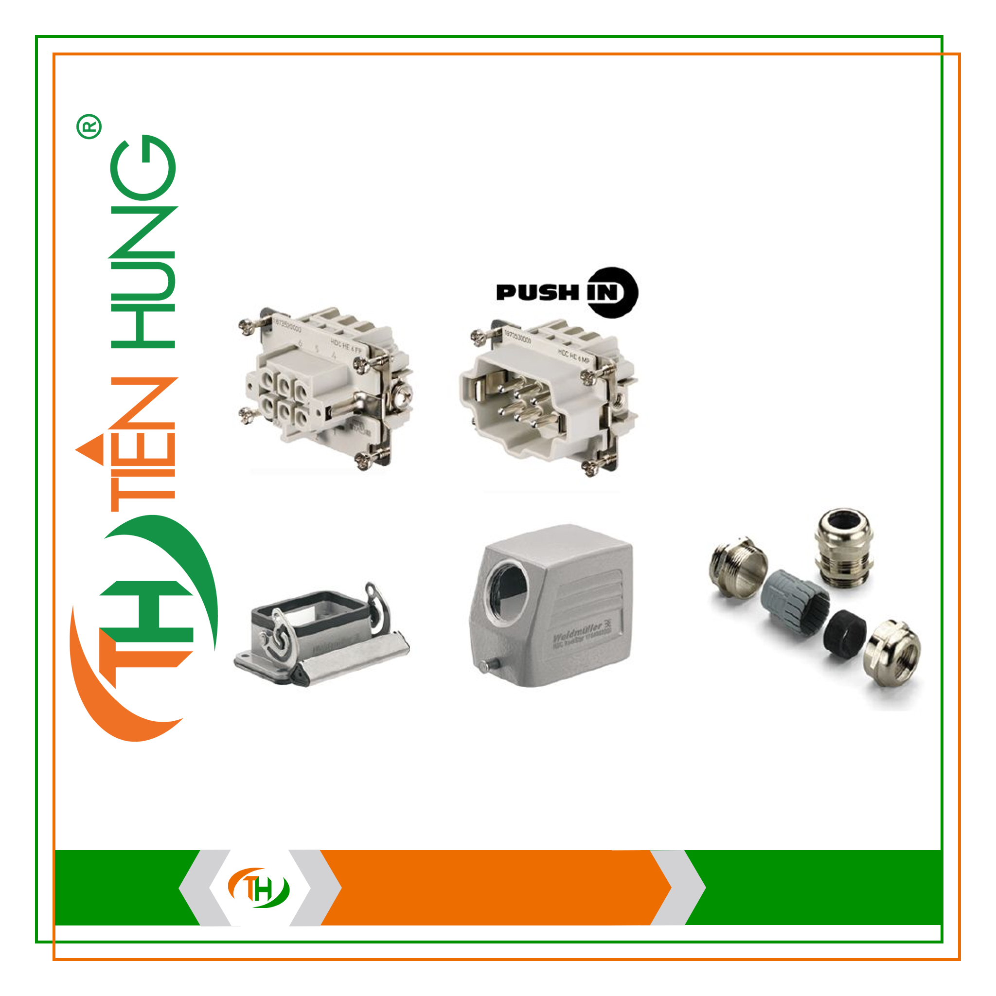 ĐẦU NỐI CÔNG NGHIỆP NẶNG HDC KIT HE-P 06.10 - 1027660000