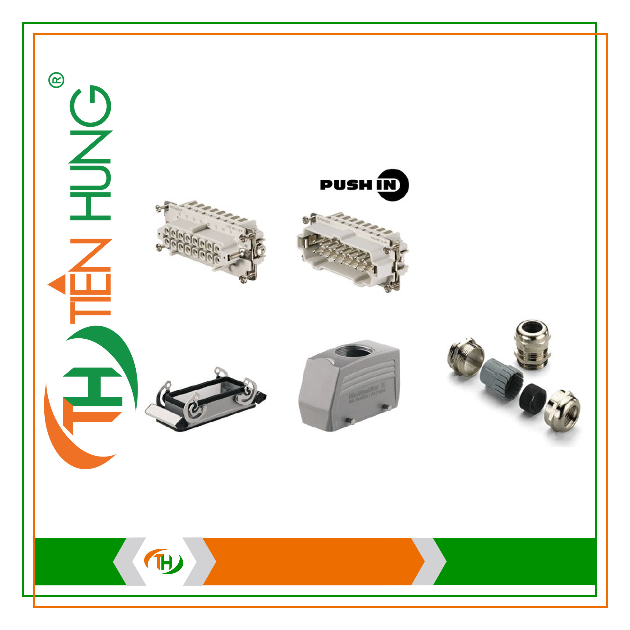 ĐẦU NỐI CÔNG NGHIỆP NẶNG HDC KIT HE-P 16.121 - 1061750000