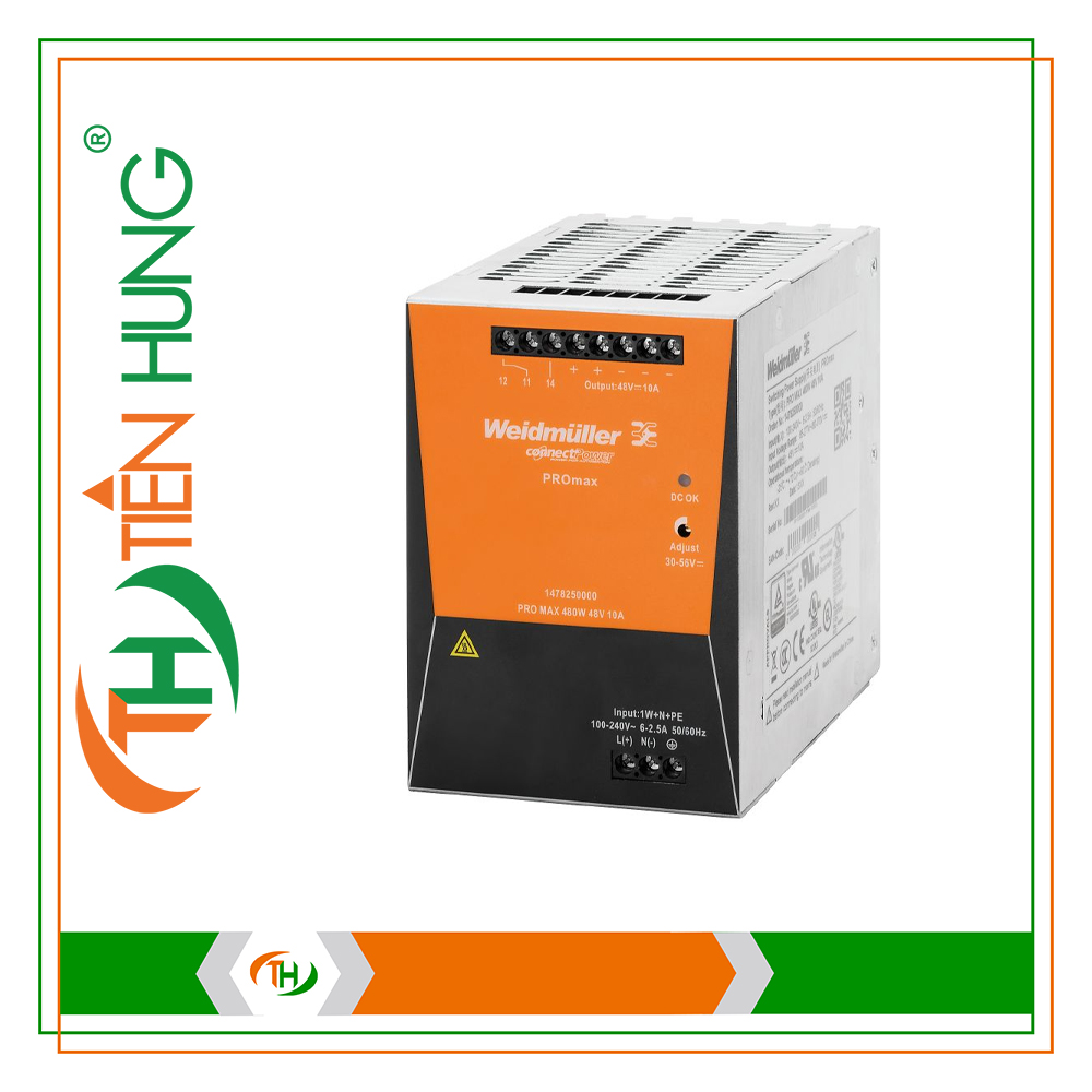 BỘ NGUỒN WEIDMULLER PRO MAX3 480W 24V 20A - 1478190000