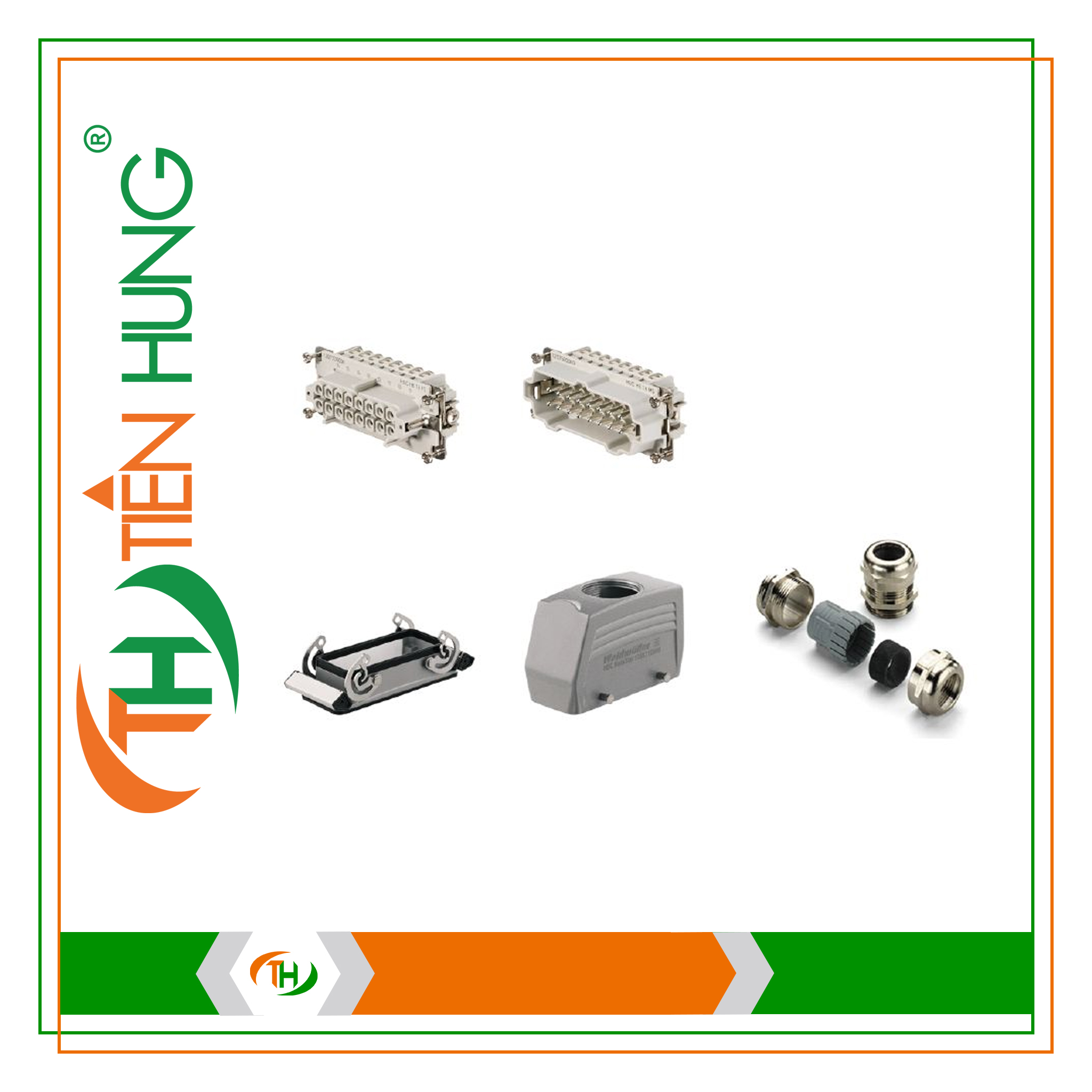 BỘ KIT HEAVY DUTY CONNECTORS HDC-KIT-HE 16.121 - 1712680000