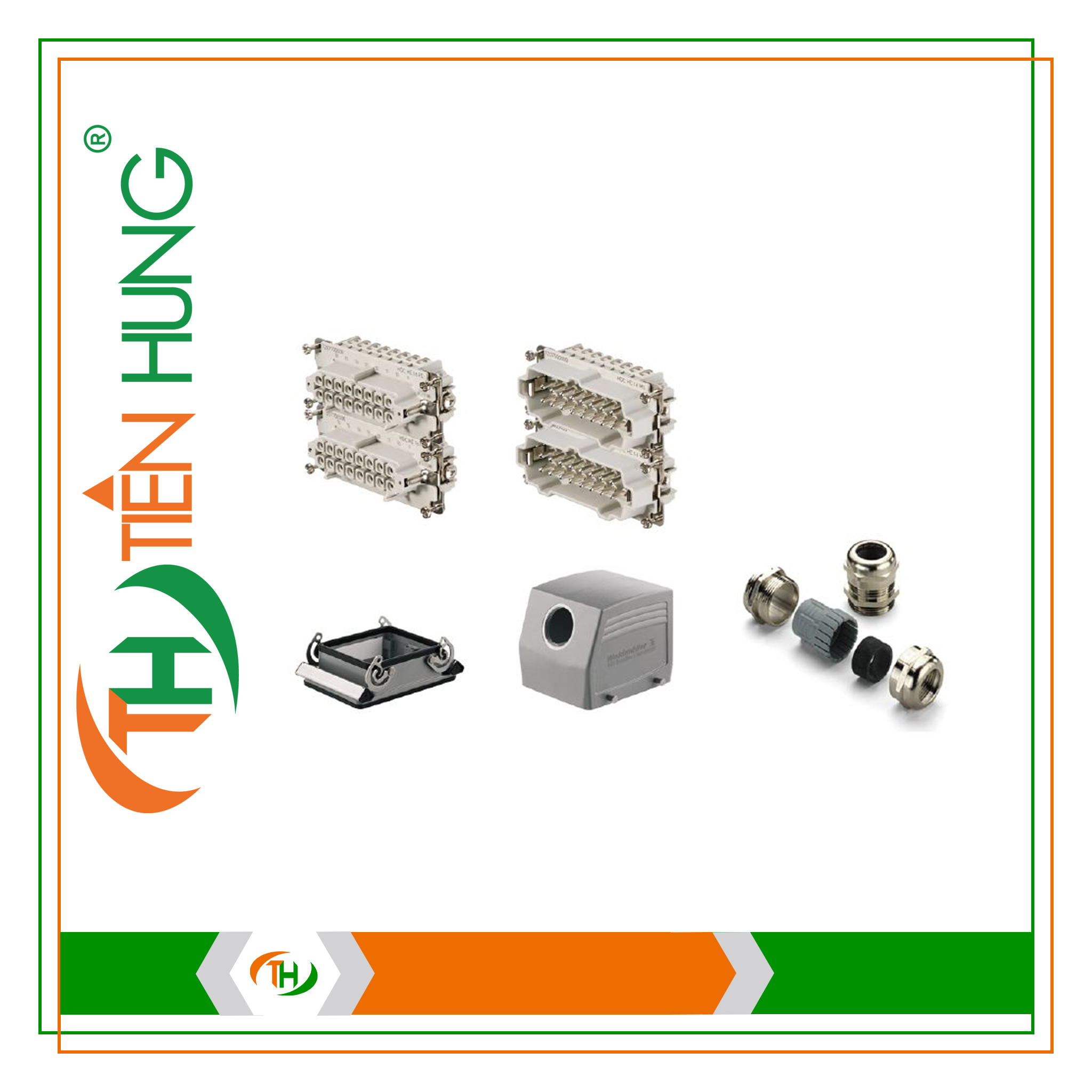 BỘ KIT HEAVY DUTY CONNECTORS HDC-KIT-HE 32.140 M - 1802370000