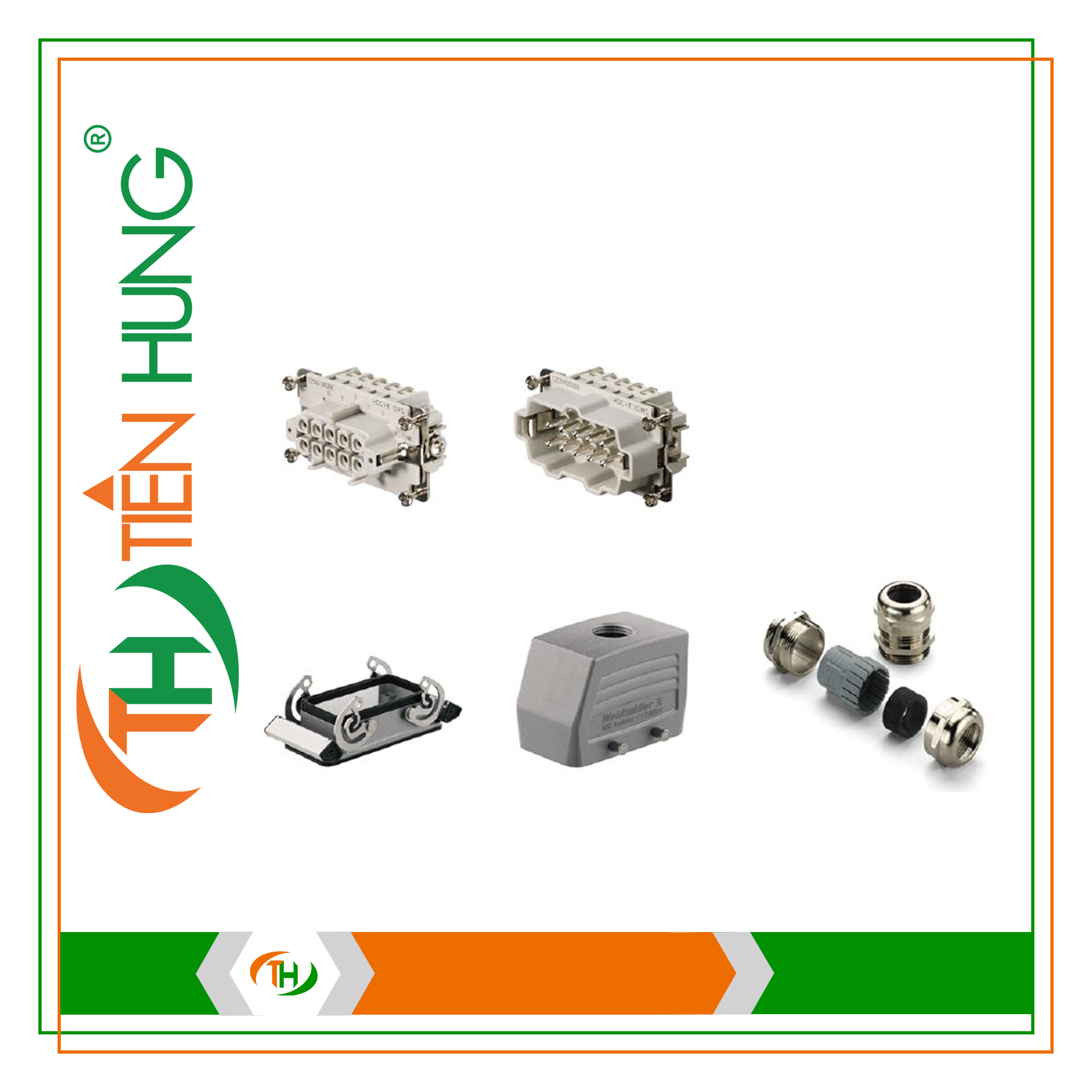 ĐẦU NỐI CÔNG NGHIỆP NẶNG HDC-KIT-HE 10.111 M - 1802410000