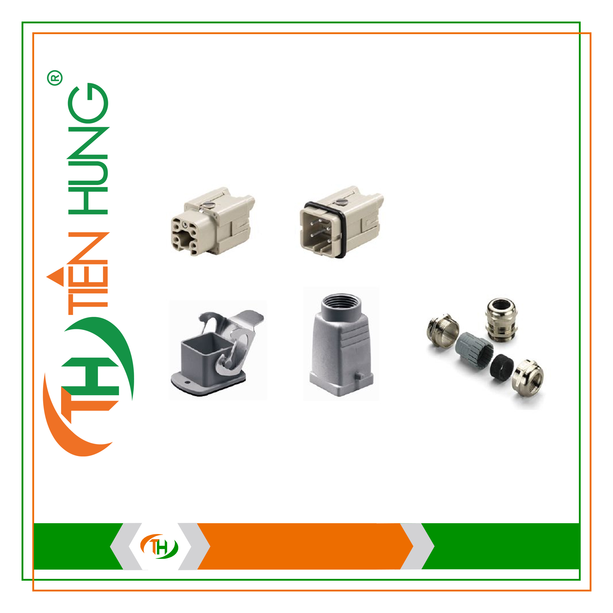 BỘ KIT HEAVY DUTY CONNECTORS HDC-KIT-HA 04.400 M - 1802440000