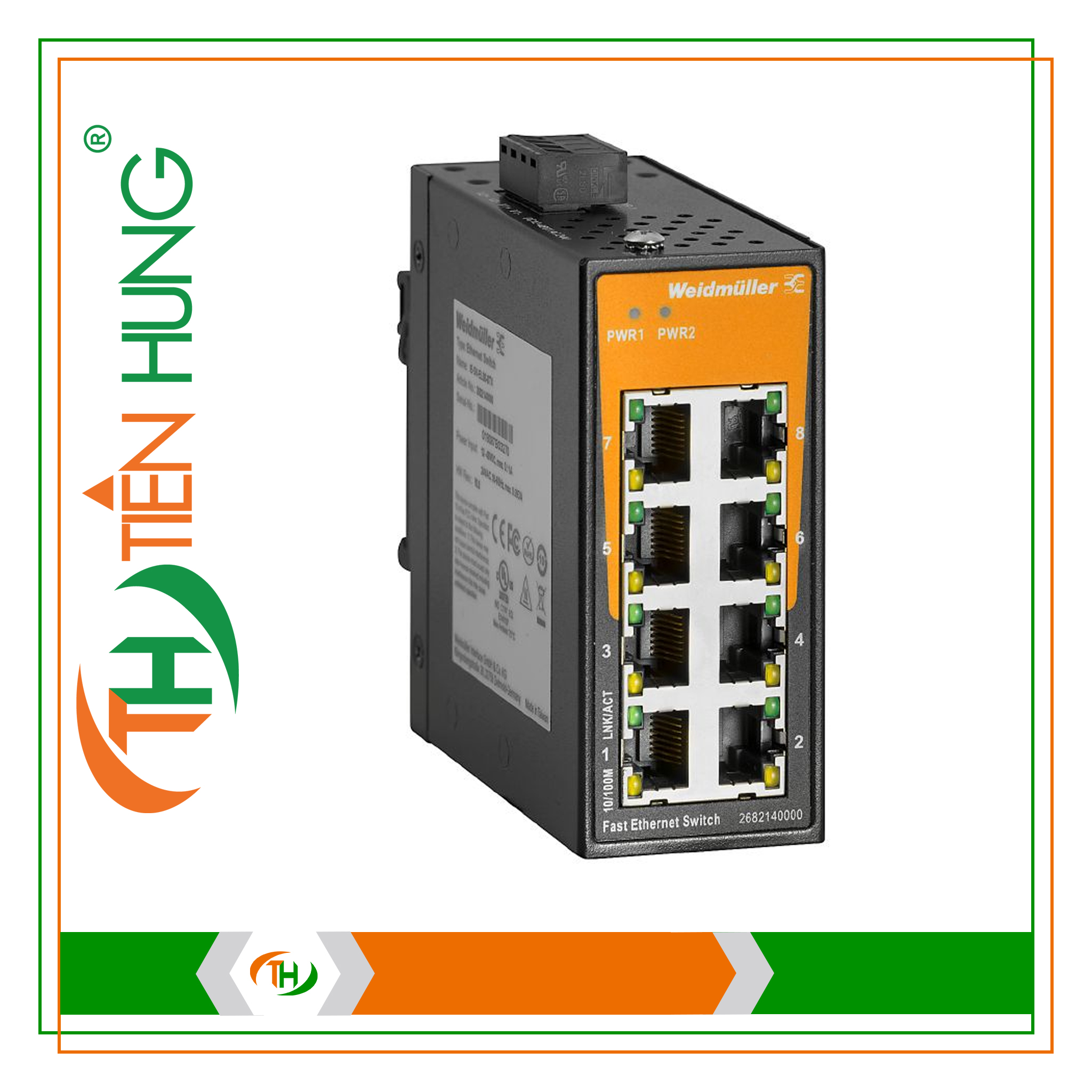 BỘ CHUYỂN MẠCH MẠNG IE-SW-EL08-8TX - 2682140000