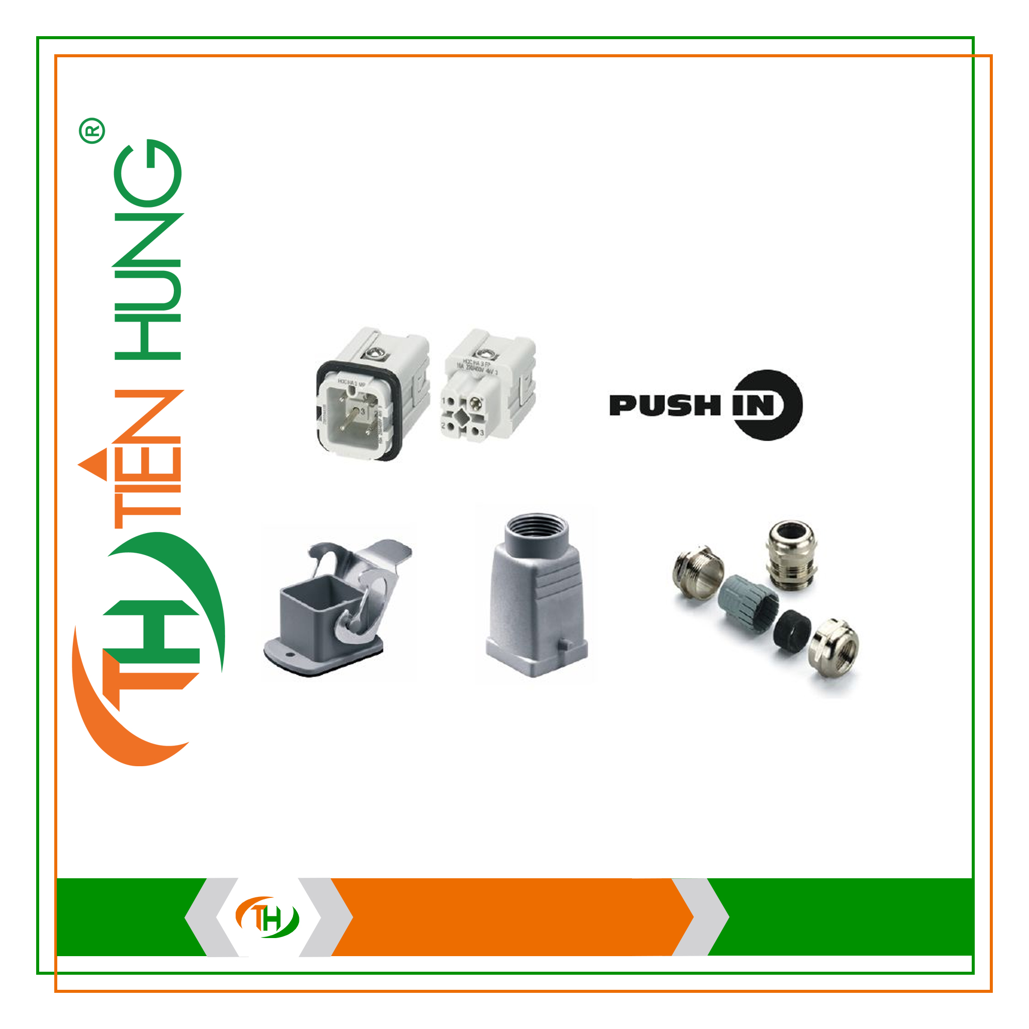 BỘ KIT HEAVY DUTY CONNECTORS HDC-KIT-HA 03.302 M P - 3123930000