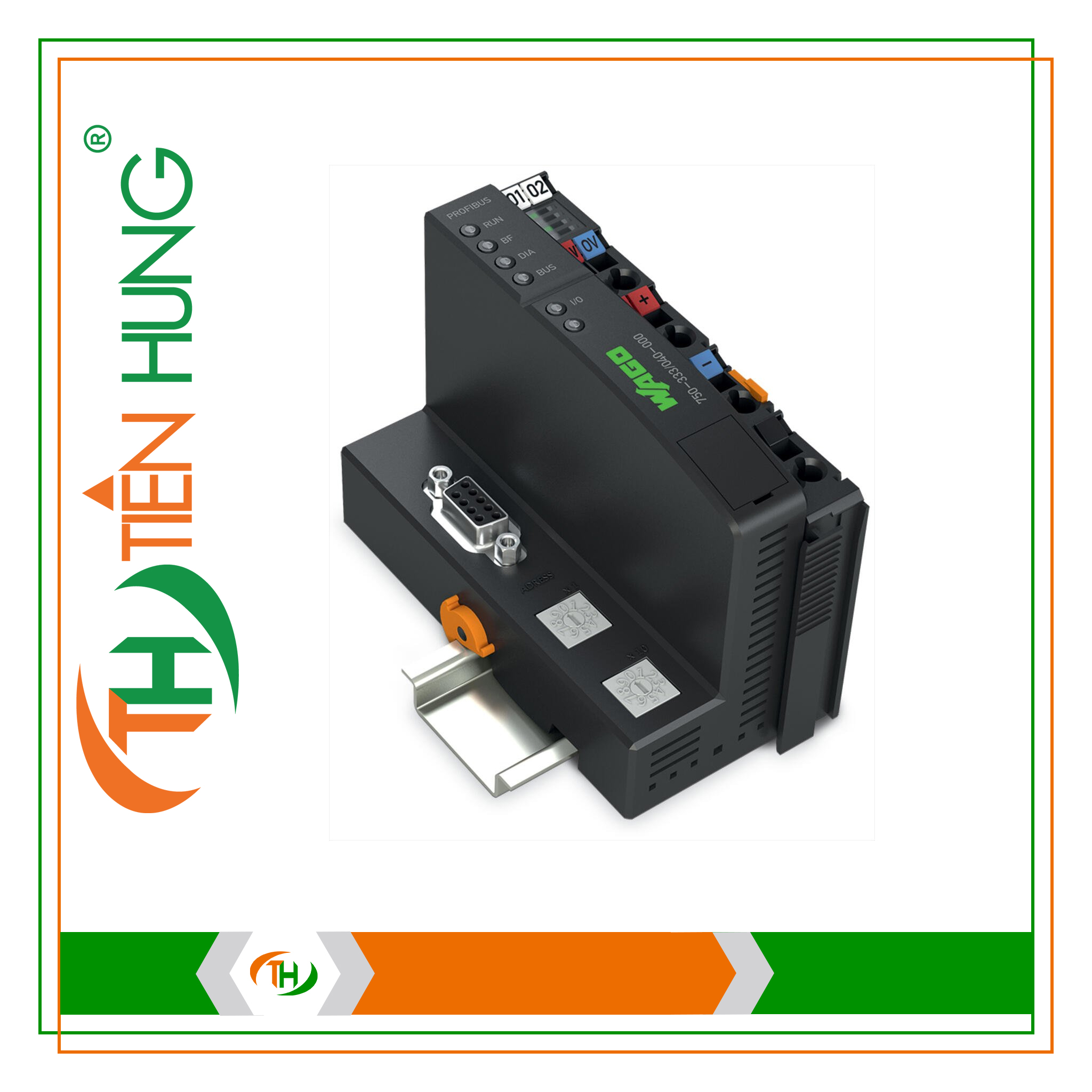 BỘ GHÉP NỐI FIELDBUS PROFIBUS DP - 750-333/040-000 WAGO