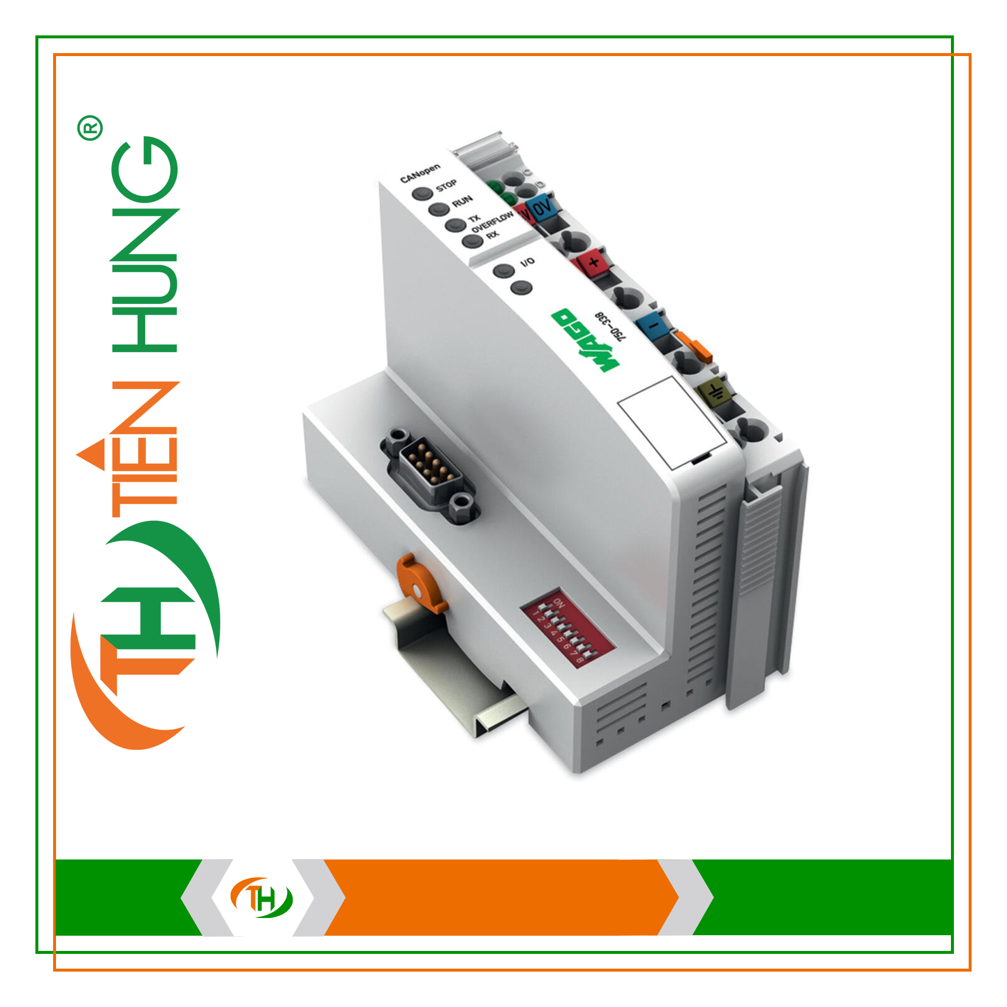 MÔ ĐUN BỘ GHÉP NỐI FIELDBUS CANOPEN D-SUB - 750-338 WAGO