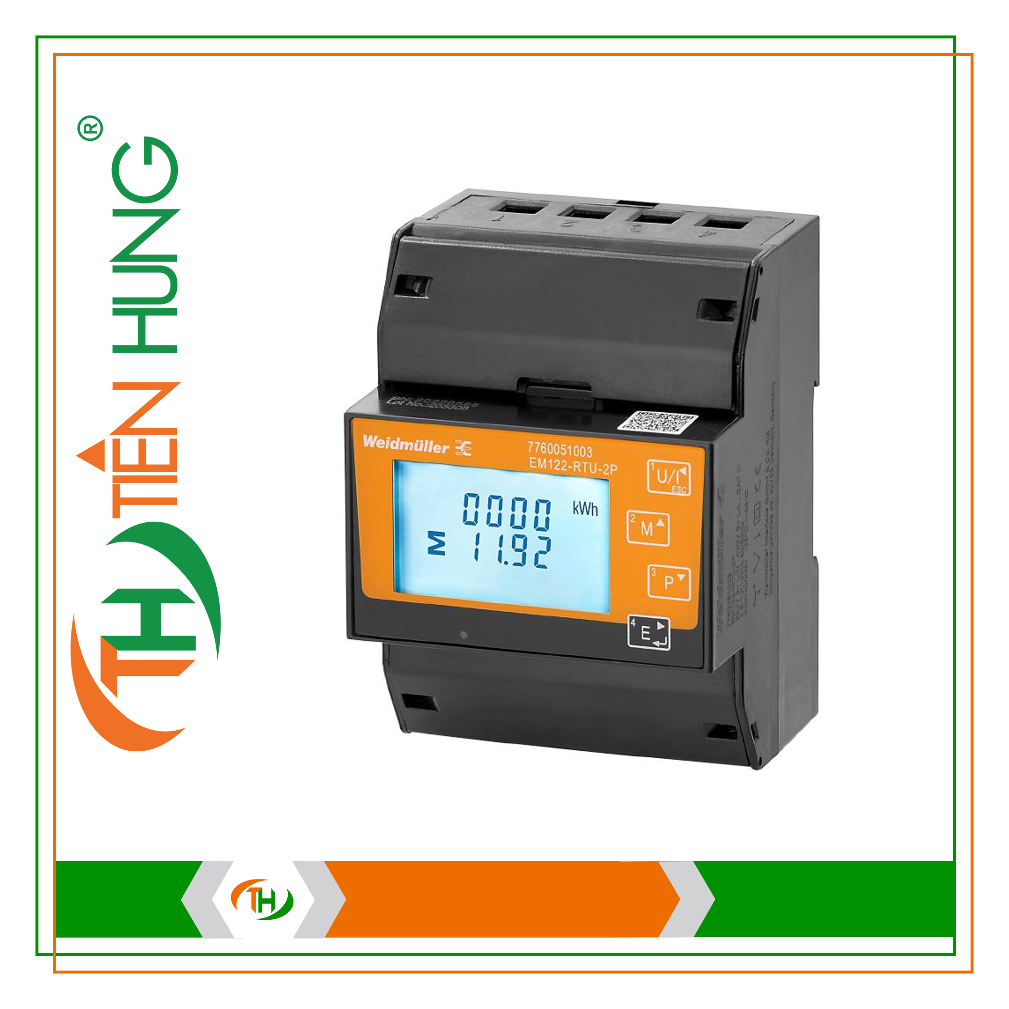 ĐO LƯỜNG VÀ HIỂN THỊ CÔNG SUẤT EM122-RTU-2P - 7760051003