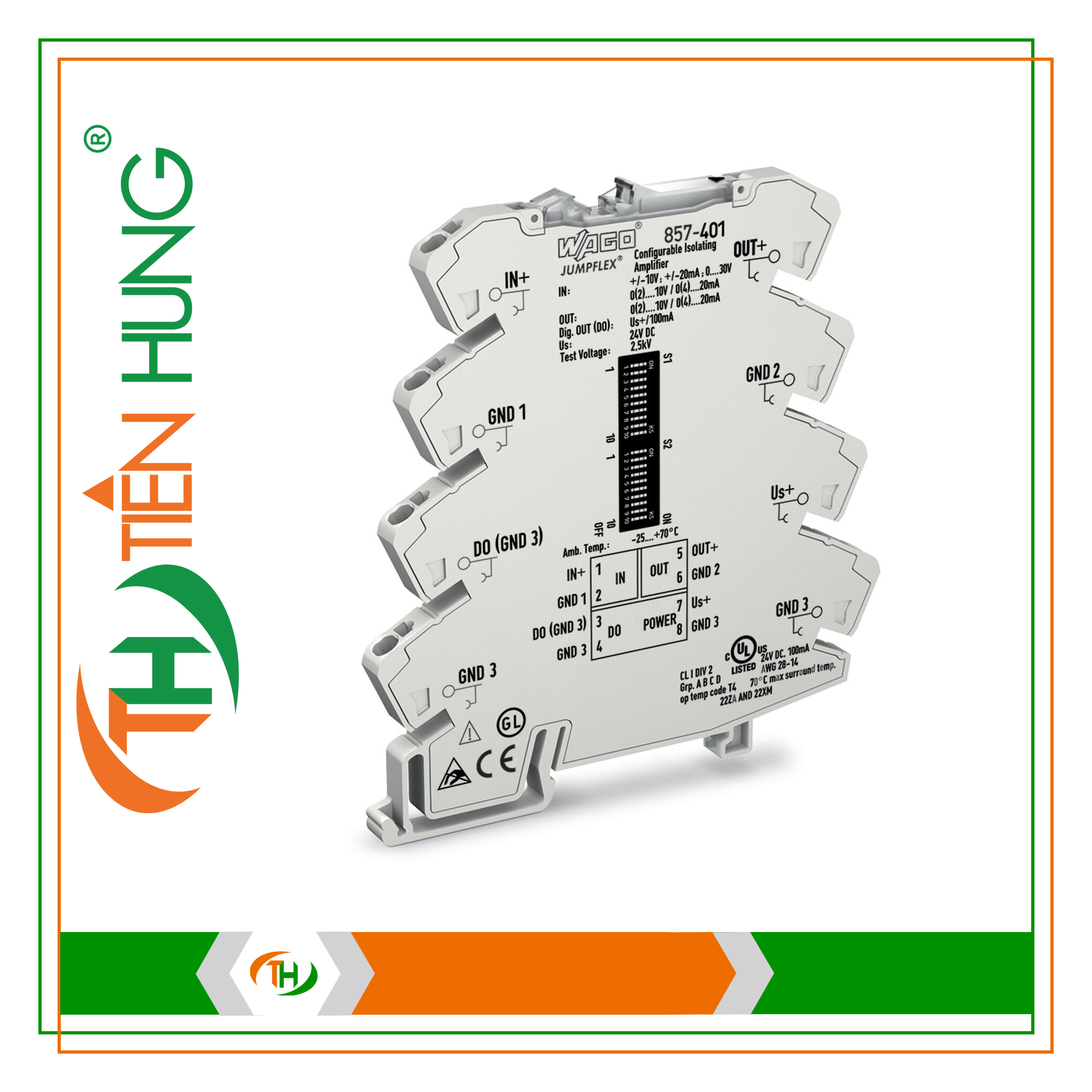 BỘ CHUYỂN ĐỔI TÍN HIỆU - 857-401 WAGO