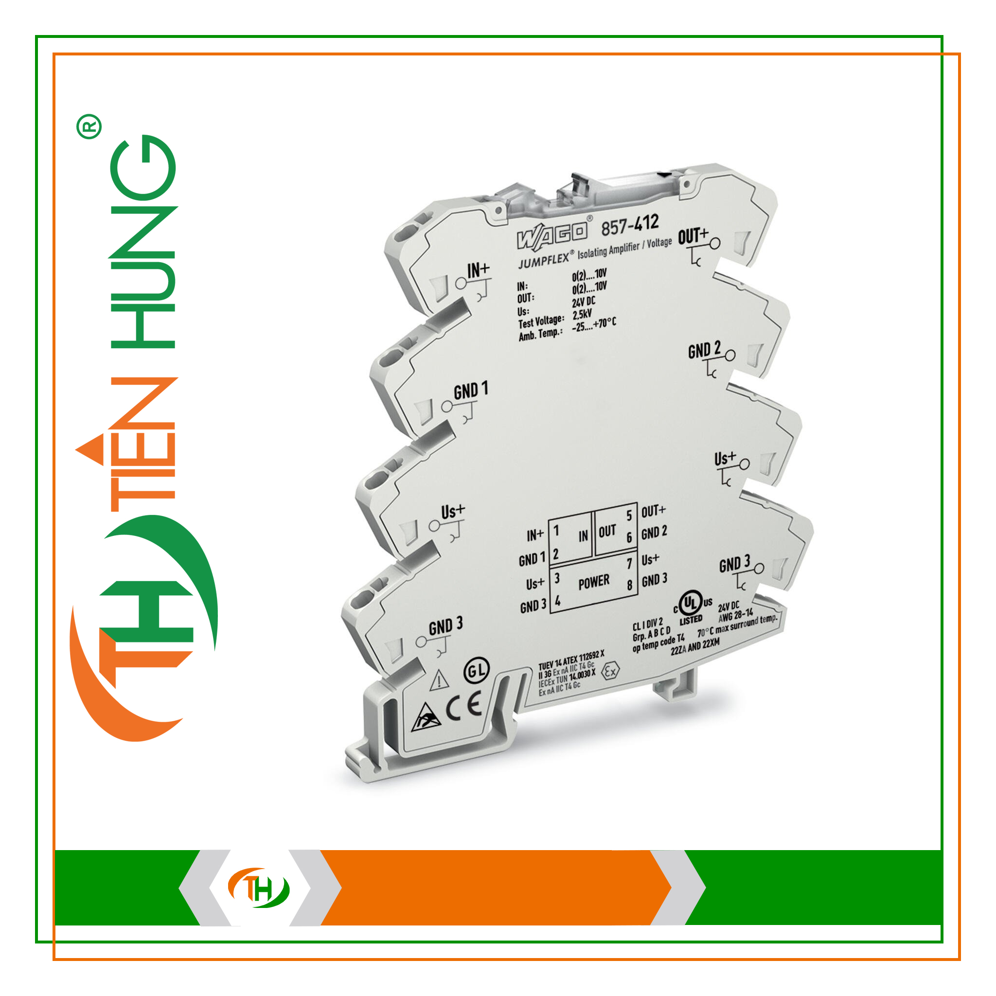 BỘ CHUYỂN ĐỔI TÍN HIỆU - 857-412 WAGO