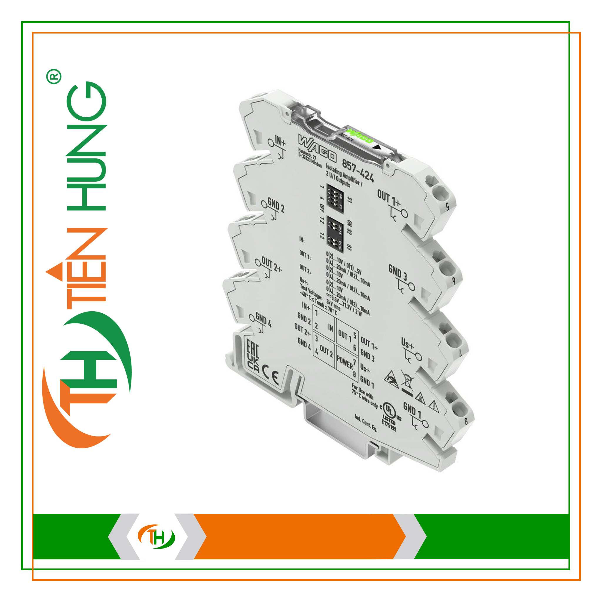 BỘ CHUYỂN ĐỔI TÍN HIỆU - 857-424 WAGO