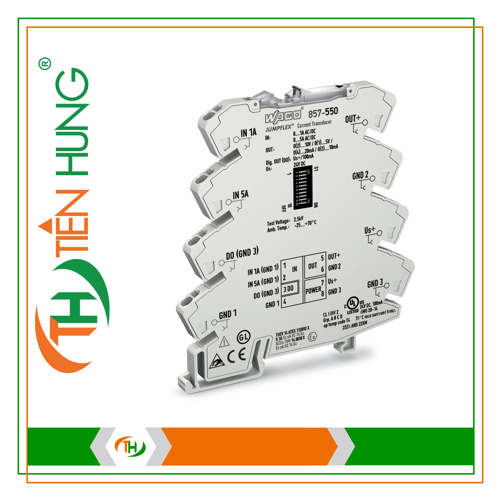 BỘ CHUYỂN ĐỔI TÍN HIỆU - 857-550 WAGO