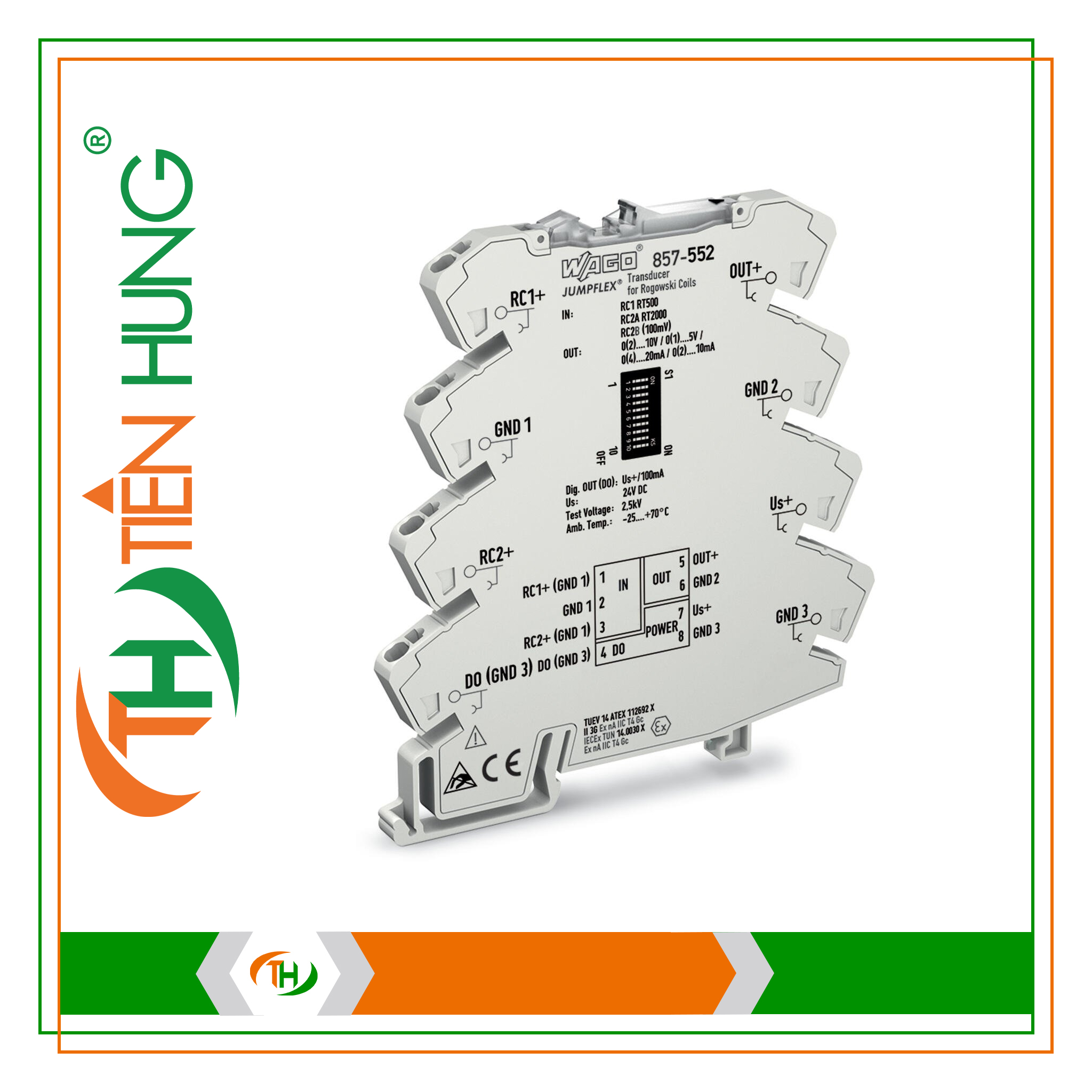 BỘ CHUYỂN ĐỔI TÍN HIỆU - 857-552 WAGO