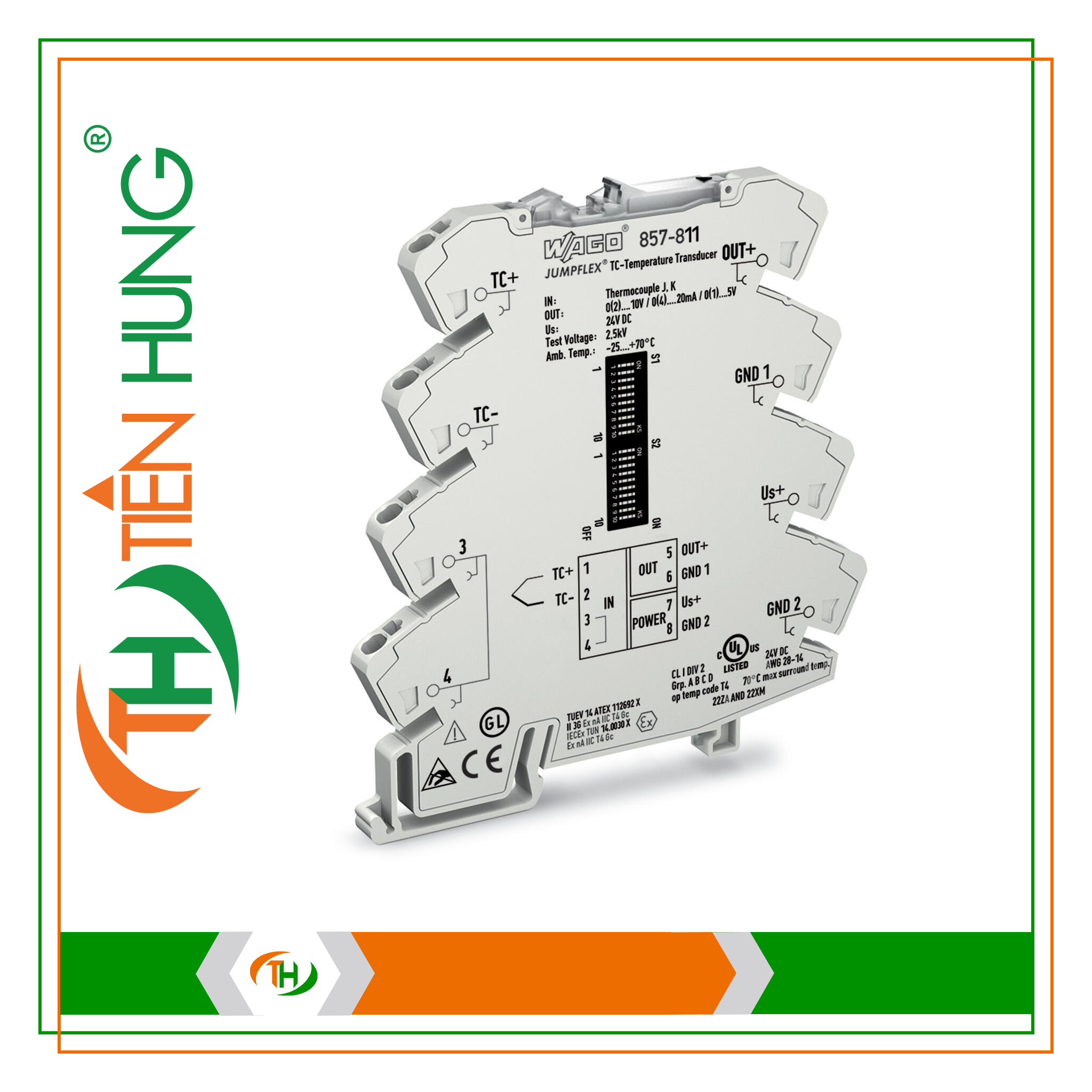 BỘ CHUYỂN ĐỔI TÍN HIỆU - 857-811 WAGO