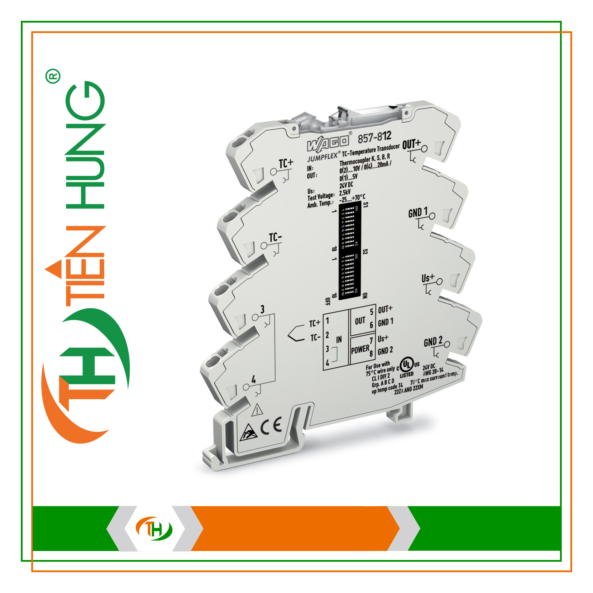 BỘ CHUYỂN ĐỔI TÍN HIỆU - 857-812 WAGO