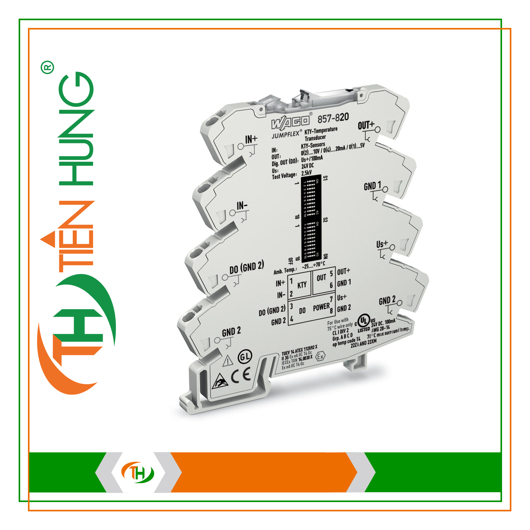 BỘ CHUYỂN ĐỔI TÍN HIỆU - 857-820 WAGO