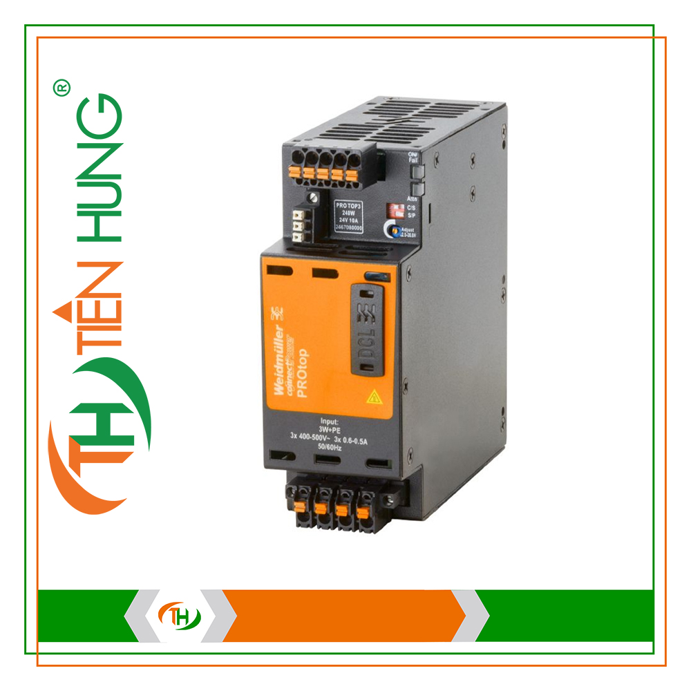 BỘ NGUỒN WEIDMULLER PRO TOP3 240W 24V 10A - 2467080000