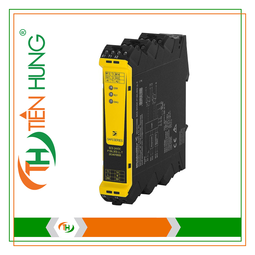 RƠ LE AN TOÀN SCS 24VDC P1SIL3ES LL-T - 2634010000