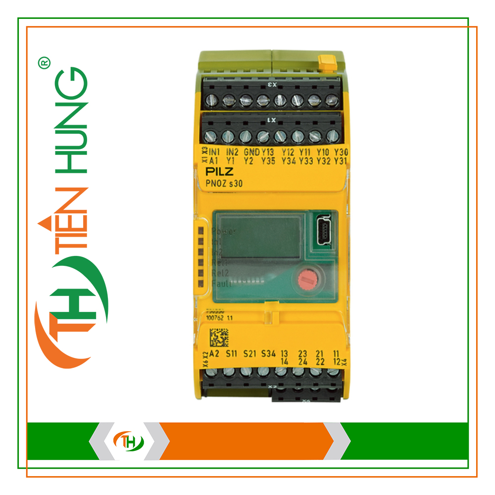 RƠ LE ĐIỆN TỬ PNOZ s30 24-240VACDC 2 n/o 2 n/c - 750330