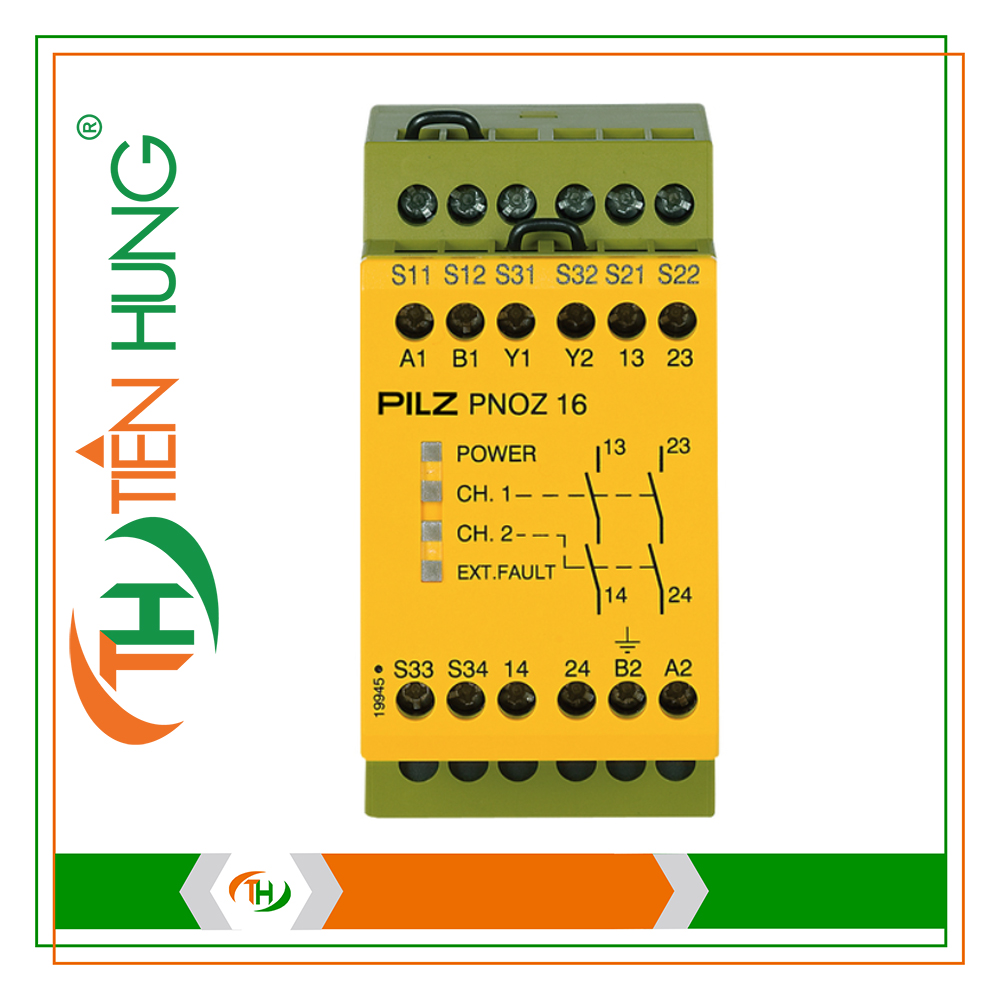 RƠ LE ĐIỆN TỬ PNOZ 16 110VAC 24VDC 2n/o - 774063