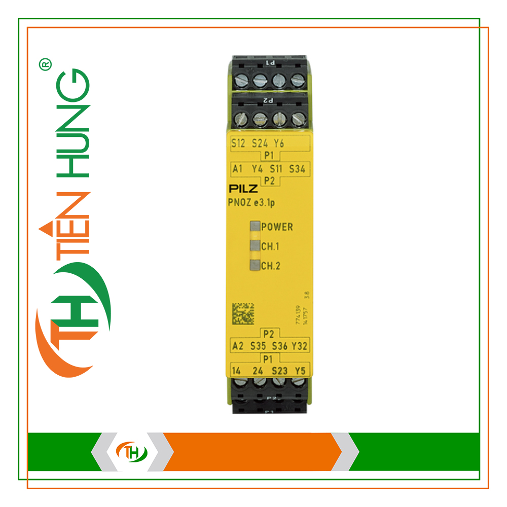 RƠ LE ĐIỆN TỬ PNOZ e3.1p 24VDC 2so - 774139