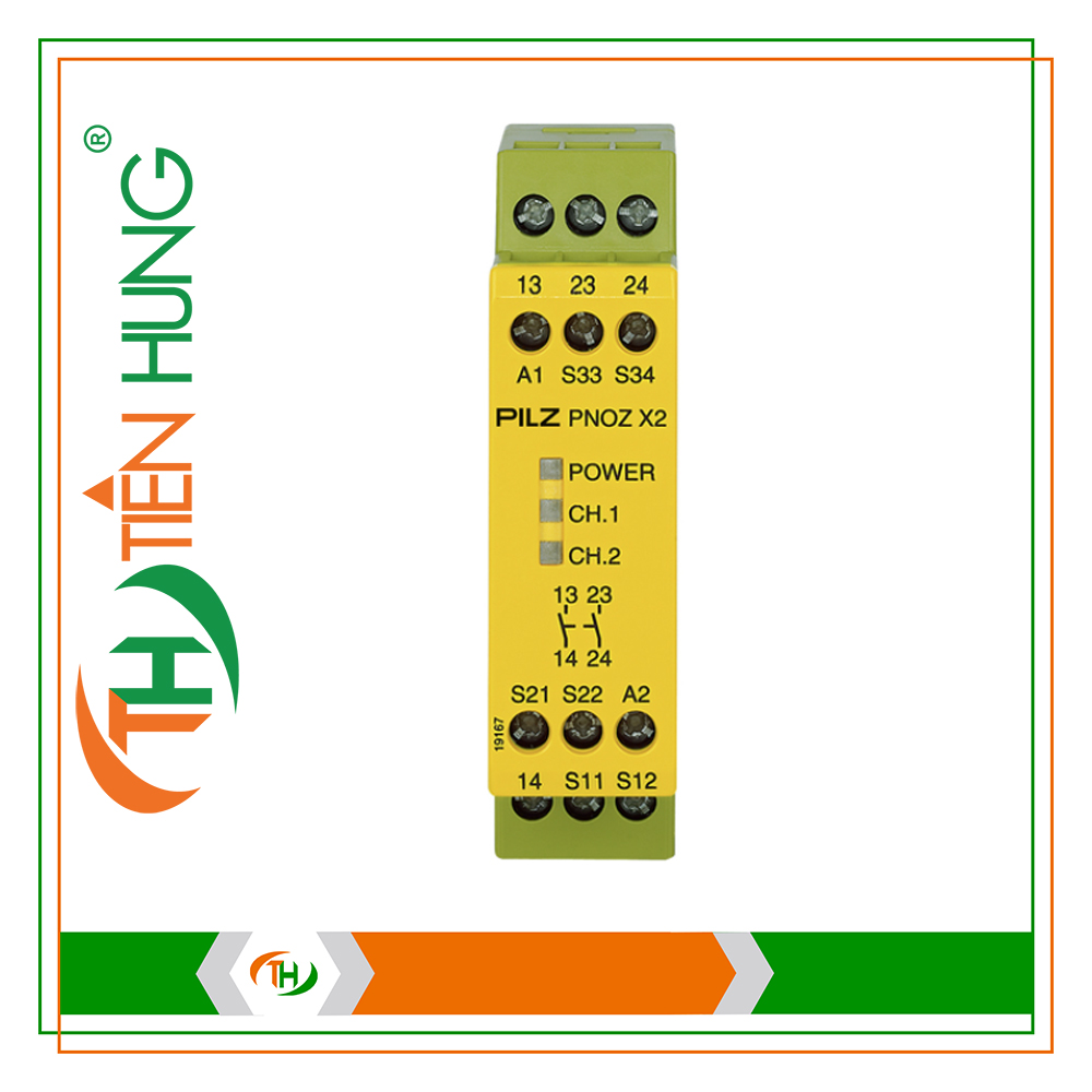 RƠ LE ĐIỆN TỬ PNOZ X2 24VAC/DC 2n/o - 774303