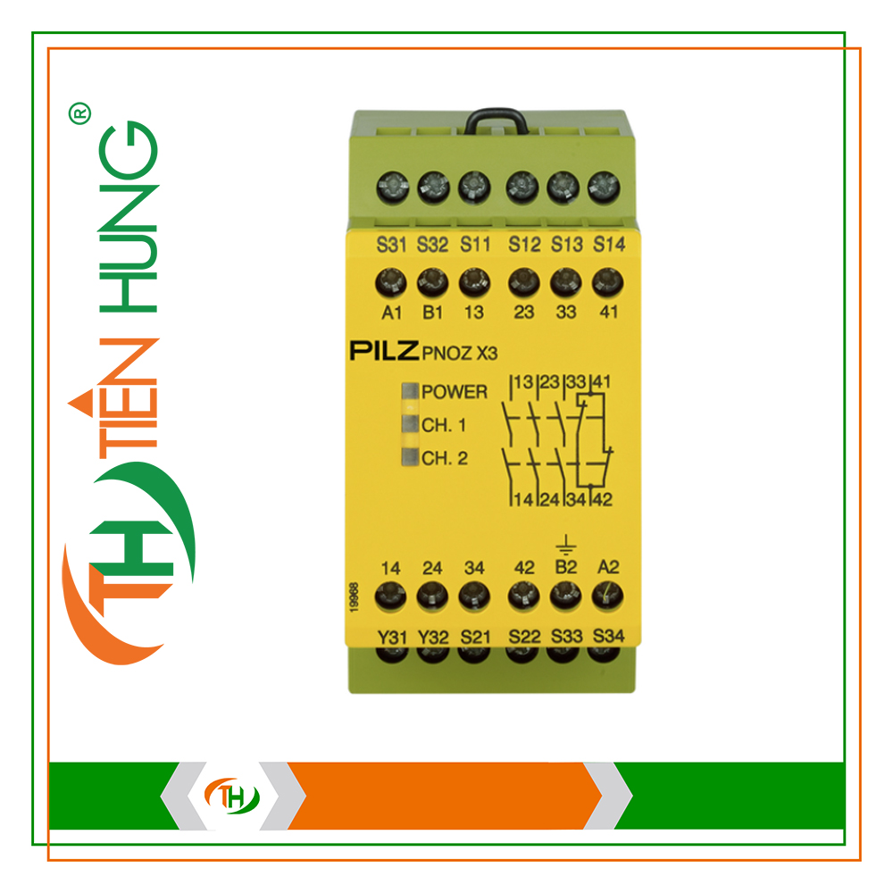 RƠ LE ĐIỆN TỬ PNOZ X3 24VAC 24VDC 3n/o 1n/c 1so - 774310