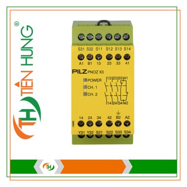 RƠ LE ĐIỆN TỬ PNOZ X3 110VAC 24VDC 3n/o 1n/c 1so - 774314