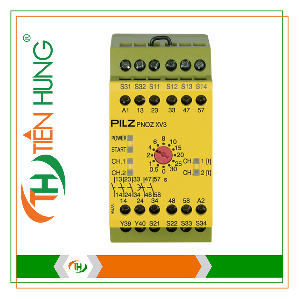 RƠ LE ĐIỆN TỬ PNOZ XV3 30/24VDC 3n/o 2n/o t - 774540