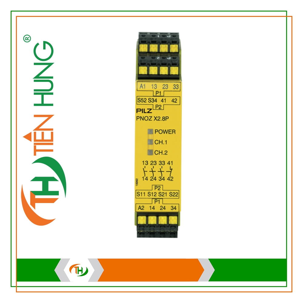 RƠ LE ĐIỆN TỬ PNOZ X2.8P C 24VACDC 3n/o 1n/c - 787301