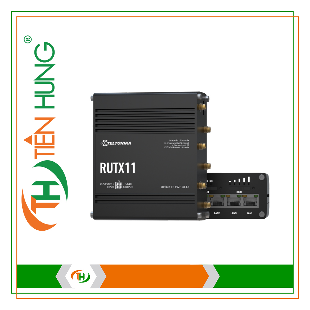 ROUTER 3G/4G CÔNG NGHIỆP TELTONIKA RUTX11