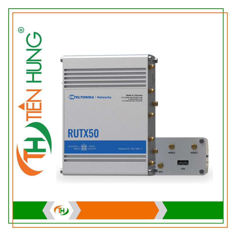 ROUTER 3G/4G/5G CÔNG NGHIỆP TELTONIKA RUTX50