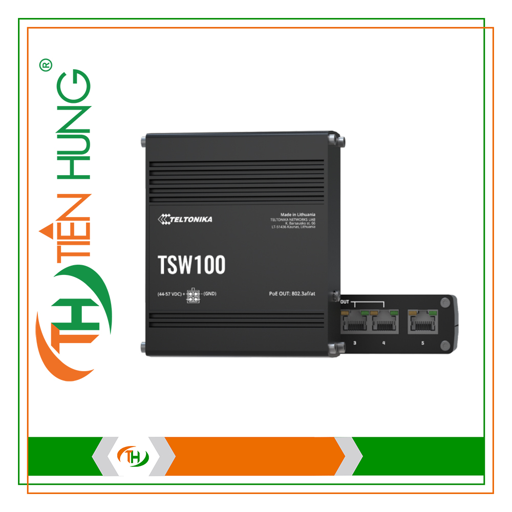 BỘ CHIA MẠNG 5 CỔNG TELTONIKA TSW100