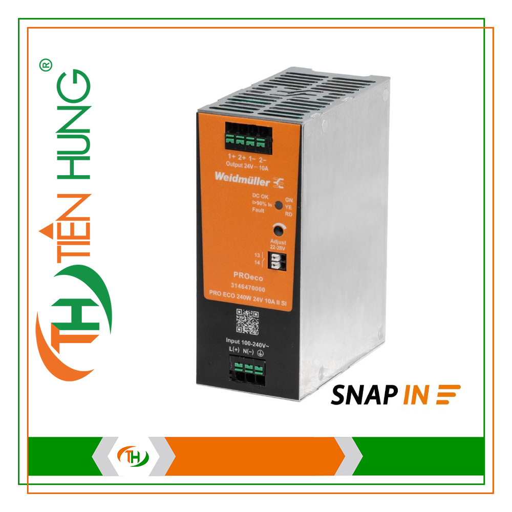 BỘ NGUỒN PRO ECO 240W 24V 10A II SI - 3146470000
