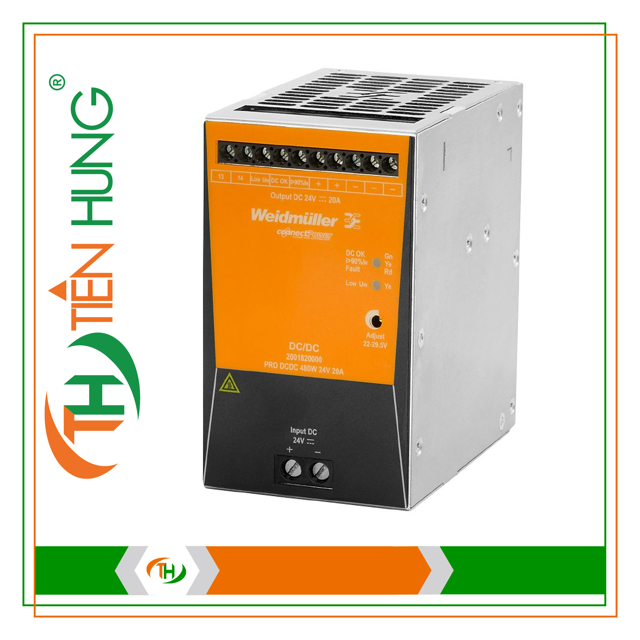 BỘ NGUỒN PRO DCDC 480W 24V 20A - 2001820000