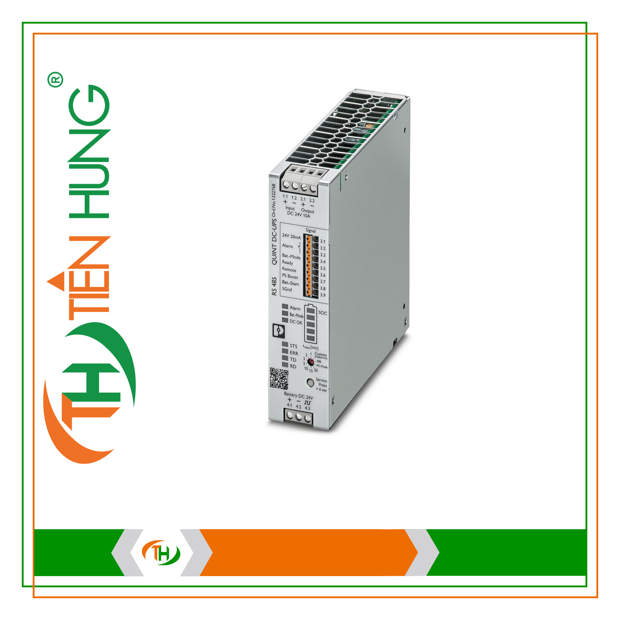 BỘ LƯU ĐIỆN UPS DC QUINT4-UPS/24DC/24DC/10/485 - 1322768