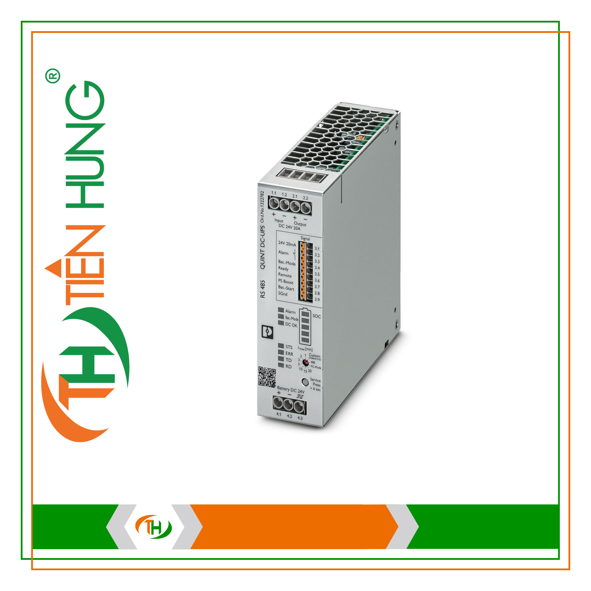 BỘ LƯU ĐIỆN UPS DC QUINT4-UPS/24DC/24DC/20/485 - 1322782