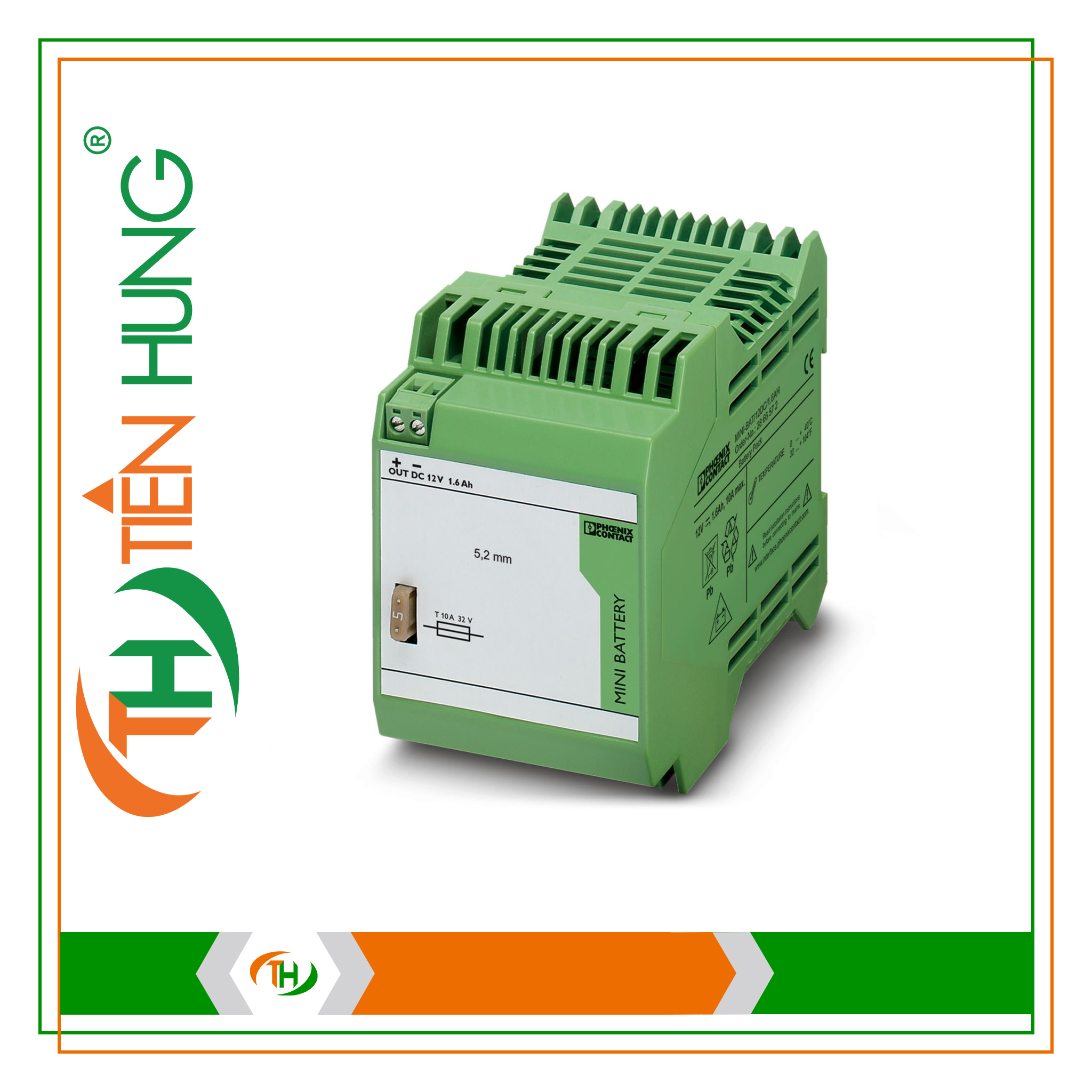 PIN LƯU TRỮ PHOENIX MINI-BAT/12DC/1.6AH - 2866572