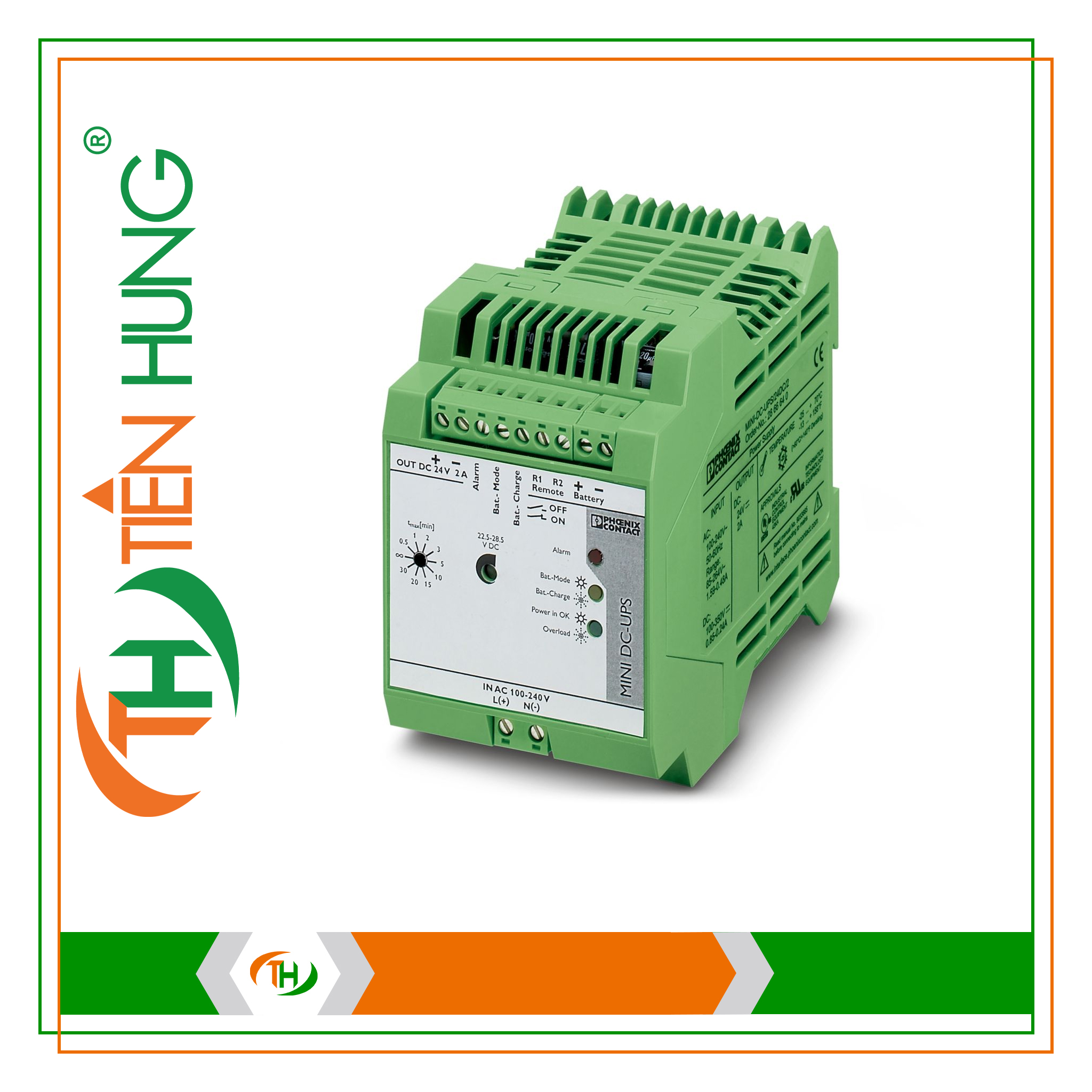 BỘ LƯU ĐIỆN MINI-DC-UPS/24DC/2 - 2866640