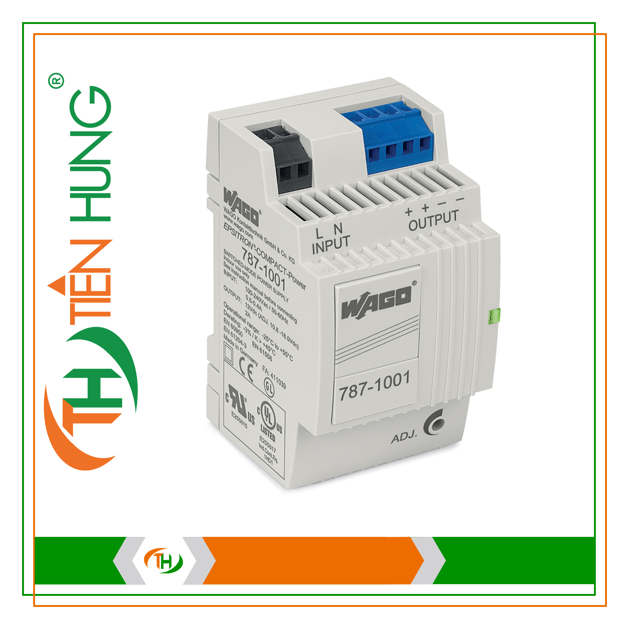 BỘ NGUỒN 1 PHA - 787-1001 WAGO