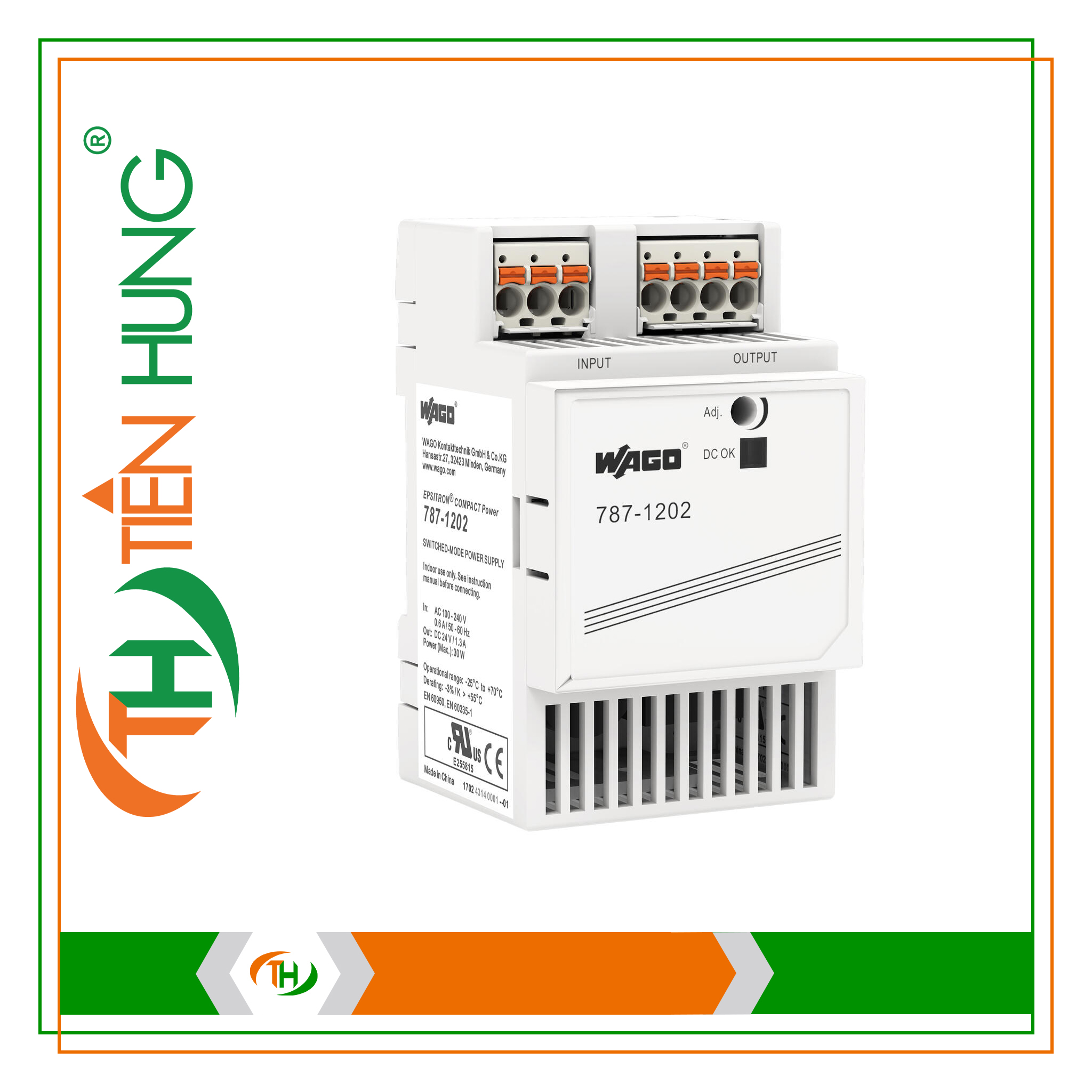 BỘ NGUỒN 1 PHA 24 VDC - 787-1202 WAGO