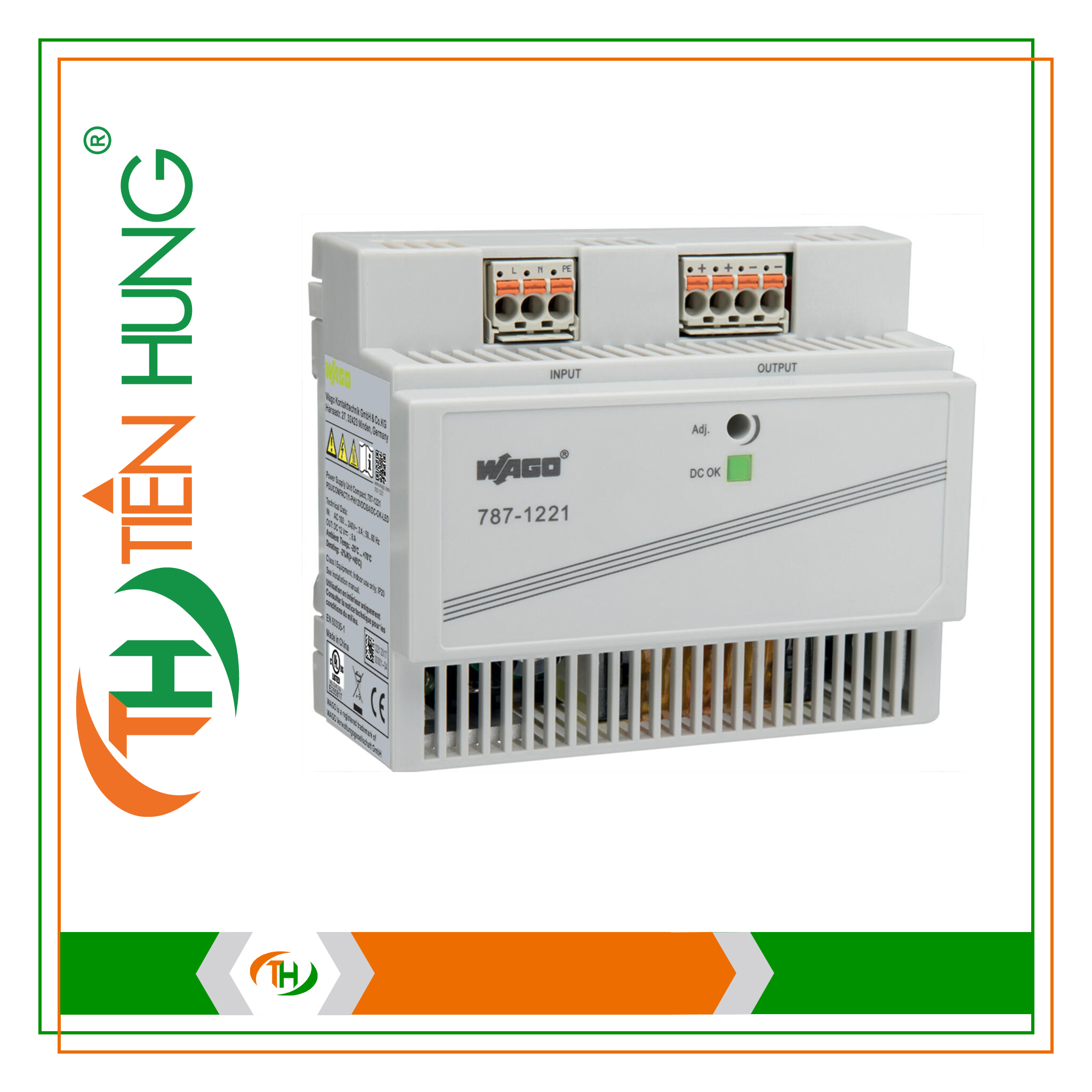 BỘ NGUỒN 1 PHA 12 VDC - 787-1221 WAGO