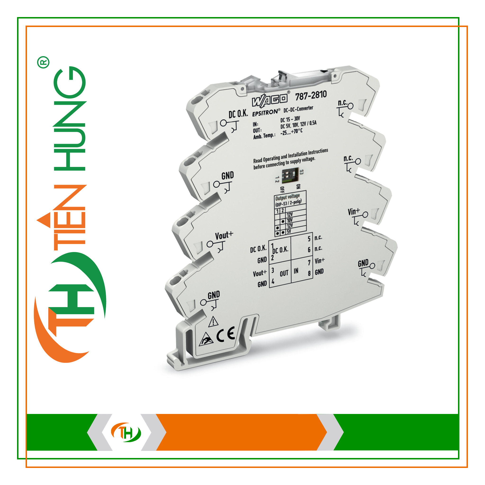 BỘ CHUYỂN ĐỔI DC/DC - 787-2810 WAGO