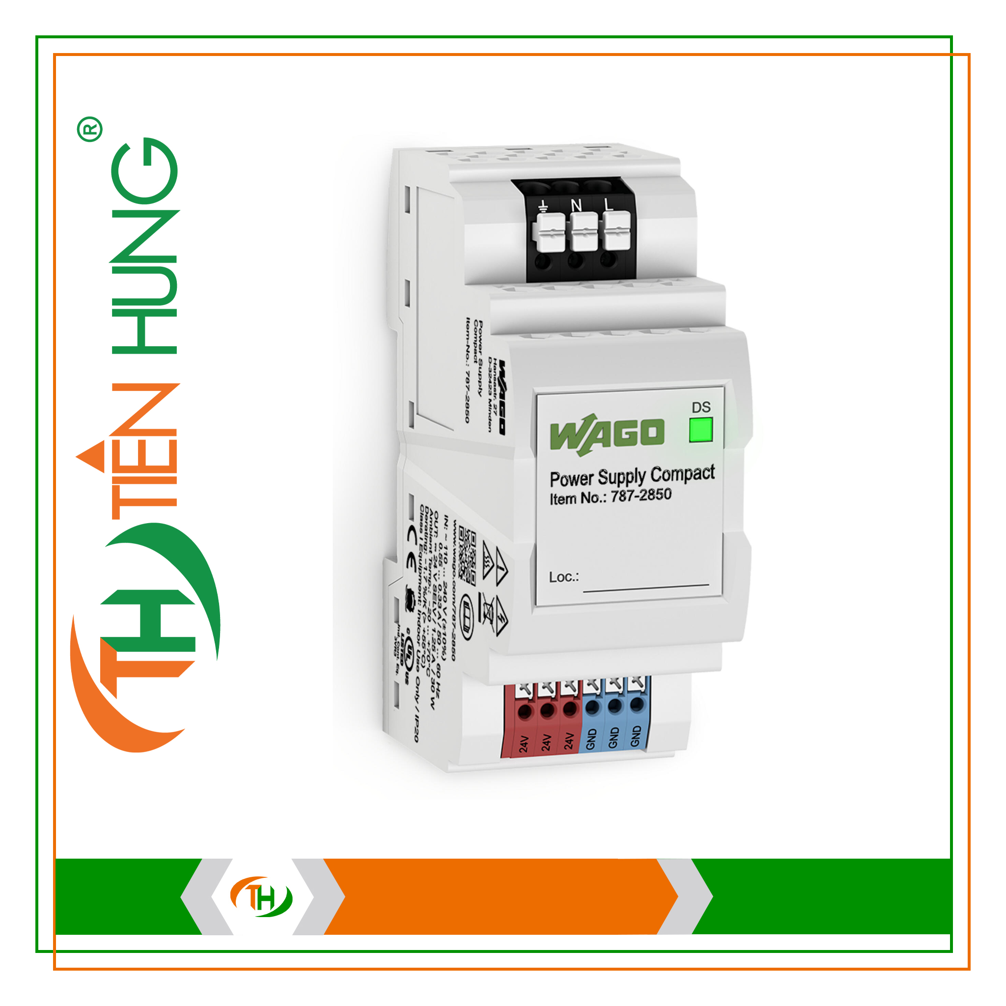 BỘ NGUỒN 1 PHA 24 VDC - 787-2850 WAGO
